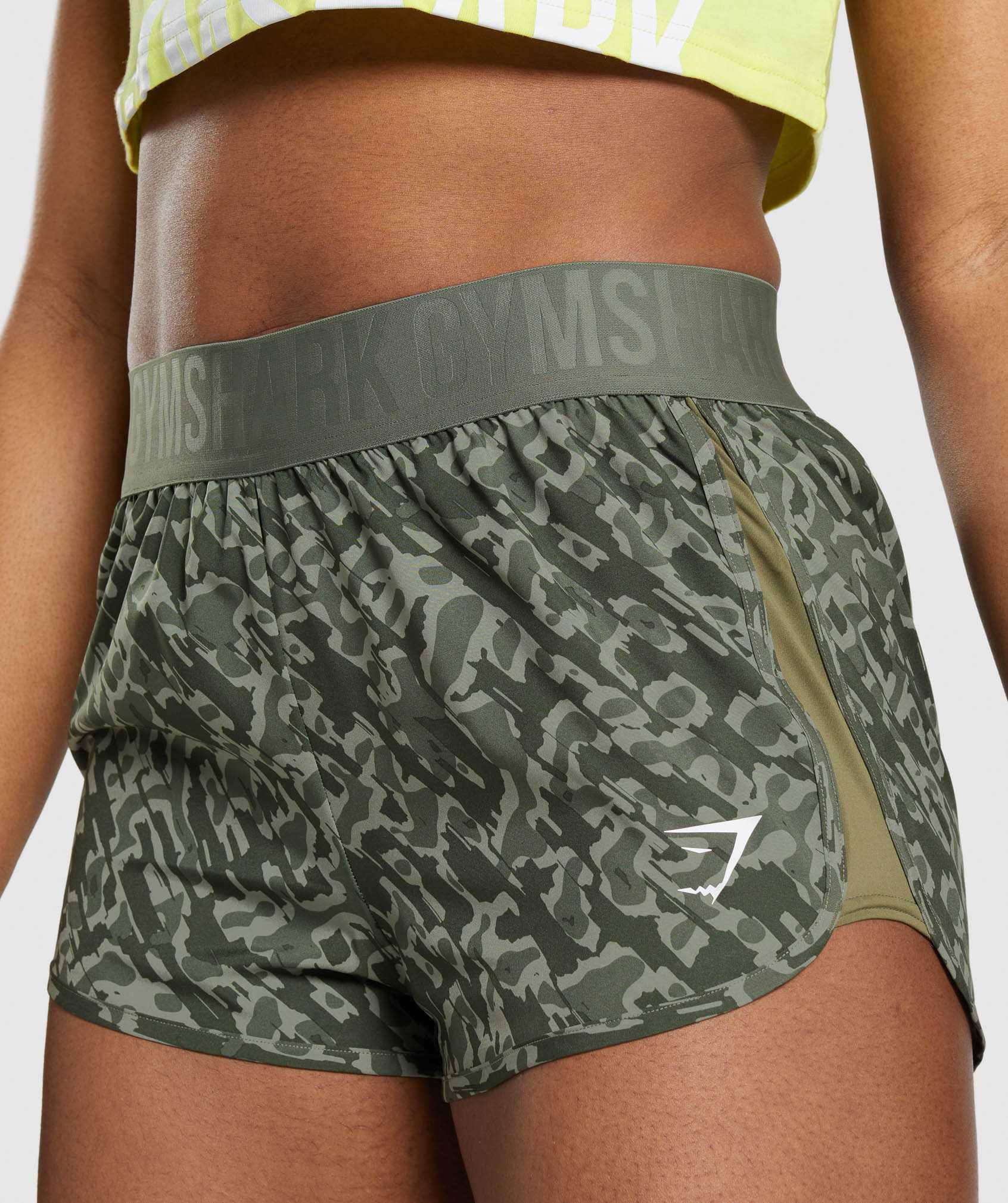 Green Gymshark Training Loose Fit Women's Shorts | IABEVM398