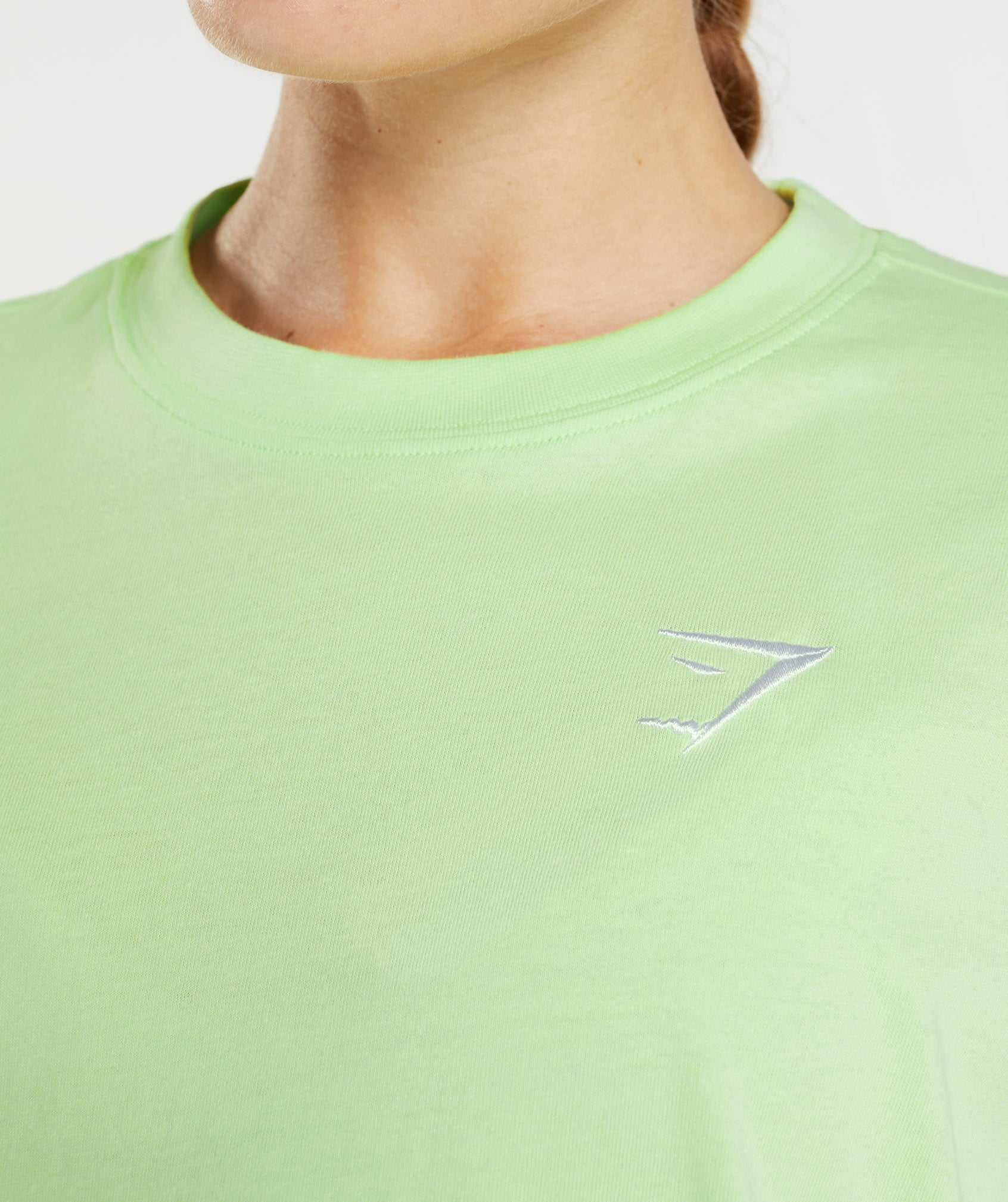 Green Gymshark Training Oversized Women's T Shirts | ULDKHX763