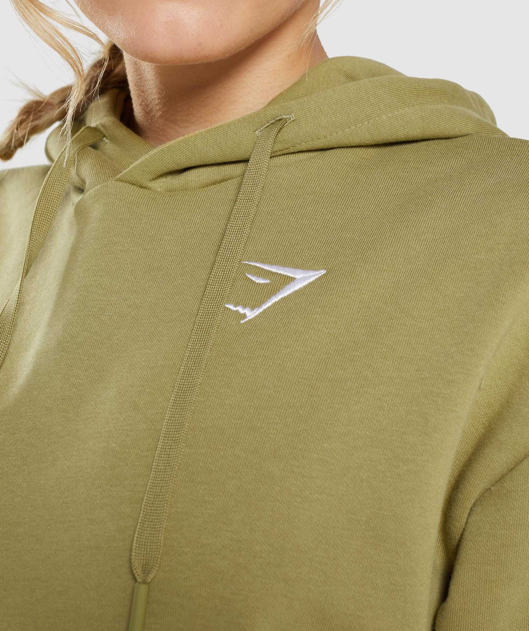 Green Gymshark Training Oversized Women's Hoodie | XTKRQO849