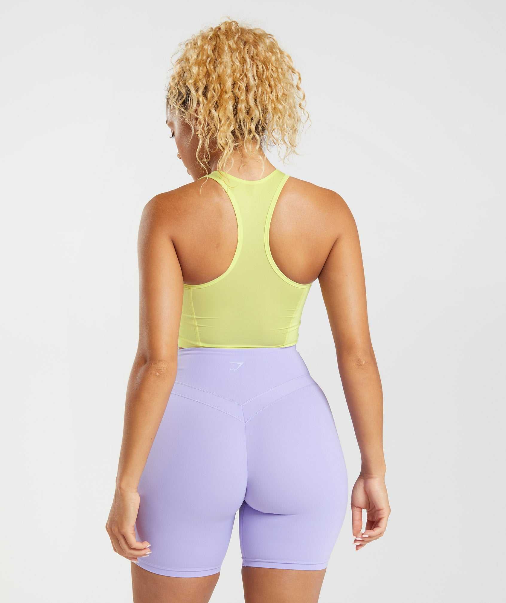 Green Gymshark Whitney Crop Women's Tops | MYBXSC615