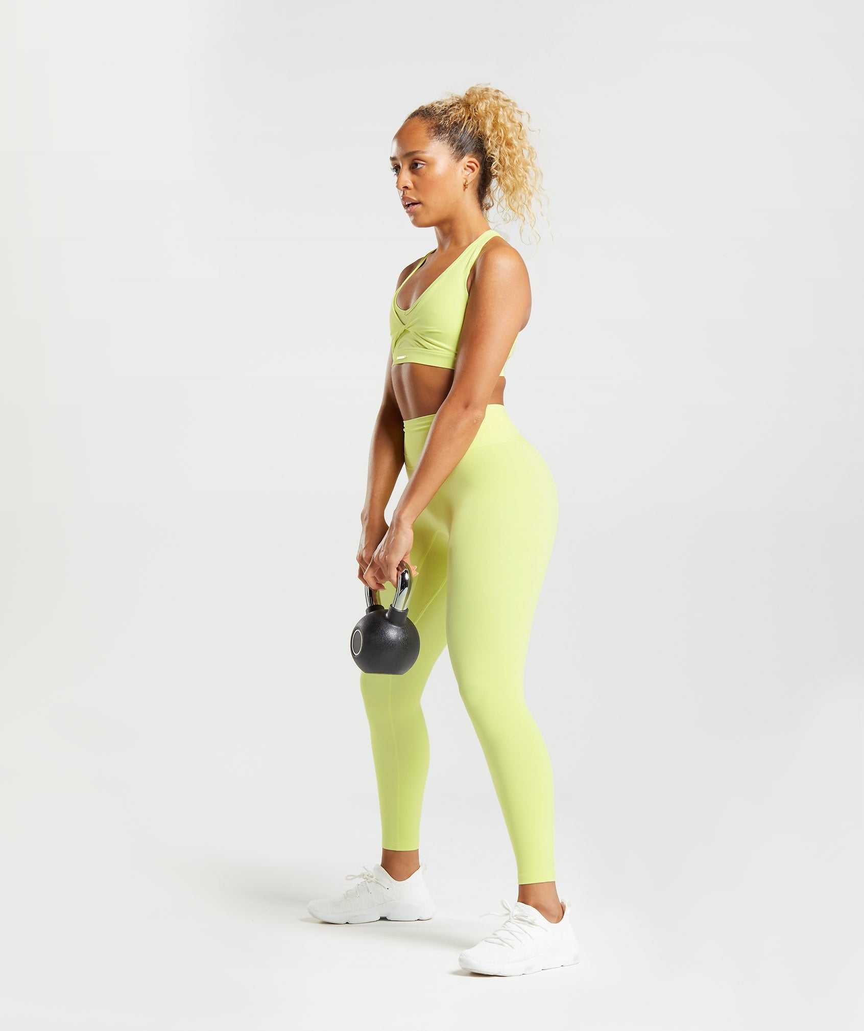 Green Gymshark Whitney High Rise Women's Leggings | EFOJUB351