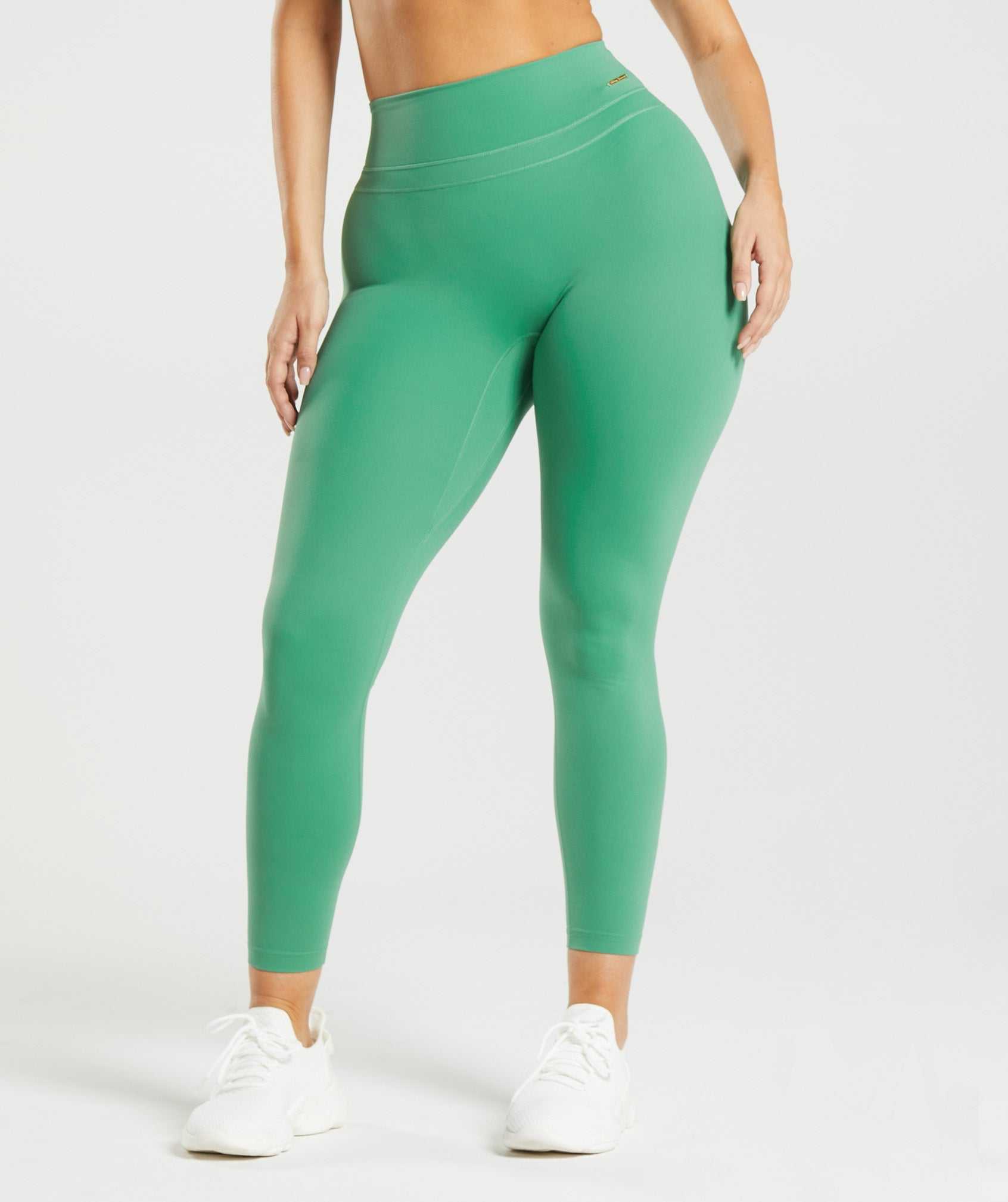 Green Gymshark Whitney High Rise Women\'s Leggings | ORNZGD846