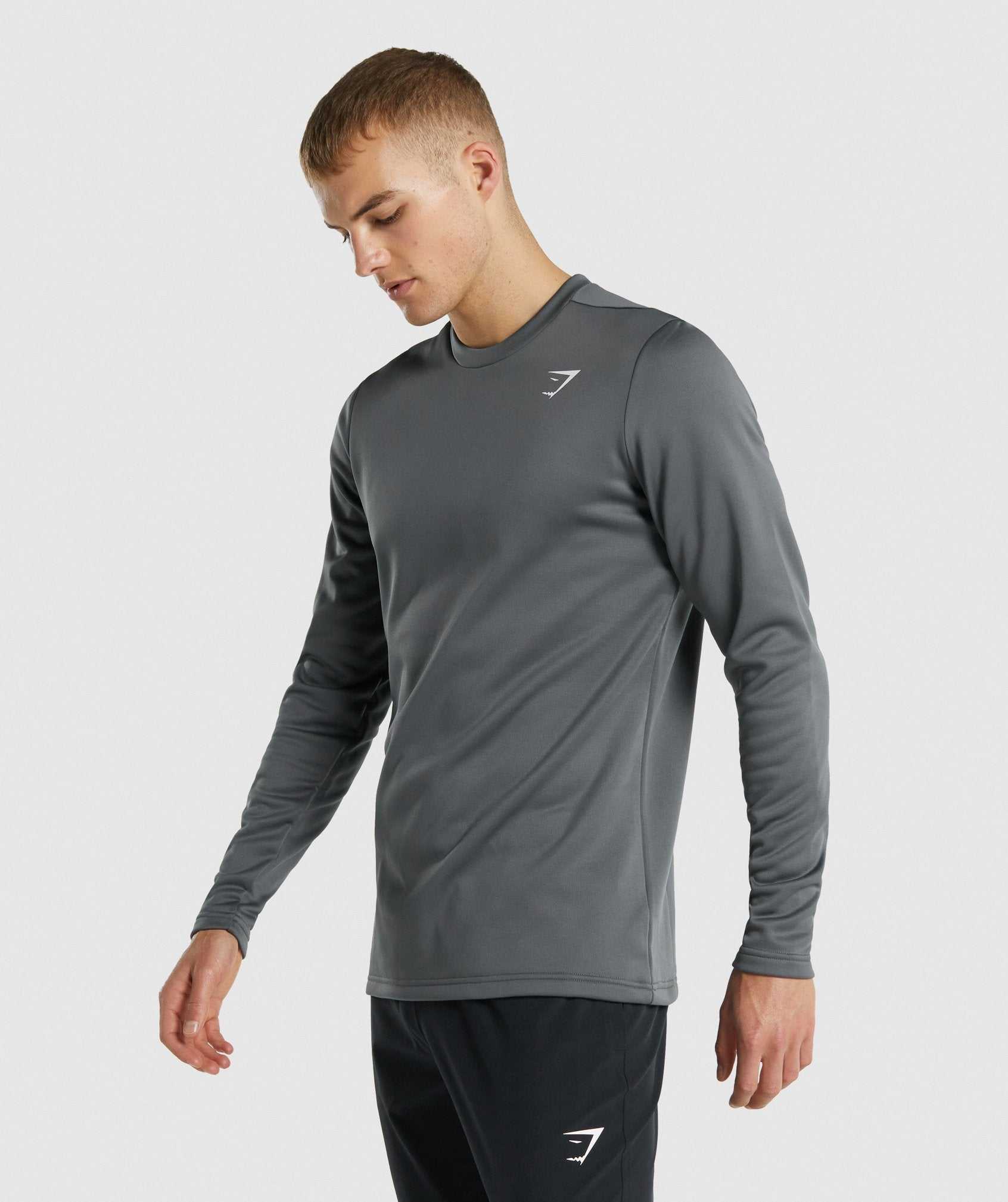 Grey Gymshark Arrival Crew Sweatshirt Men's Pullover | OHEJMI401