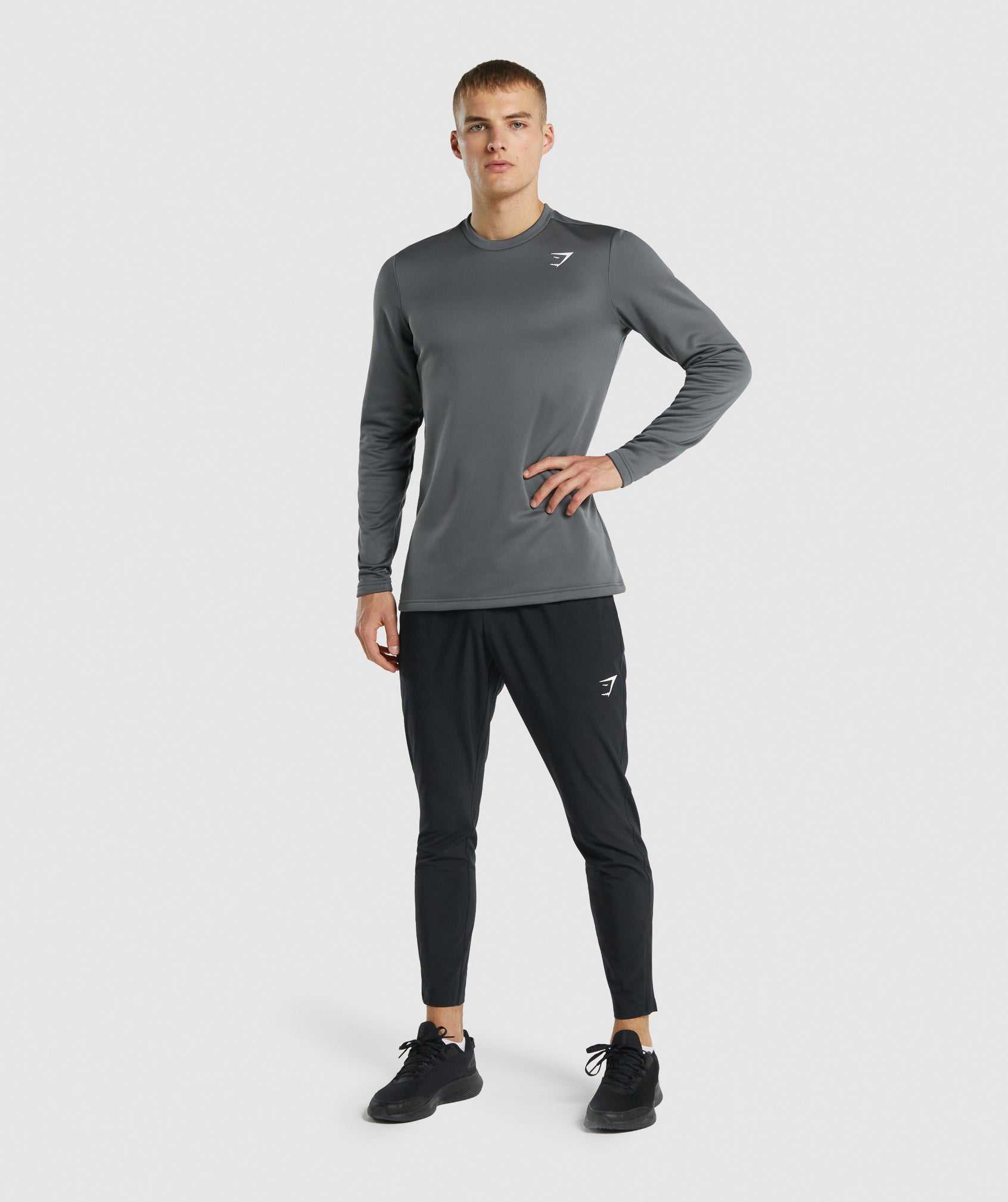 Grey Gymshark Arrival Crew Sweatshirt Men's Pullover | OHEJMI401