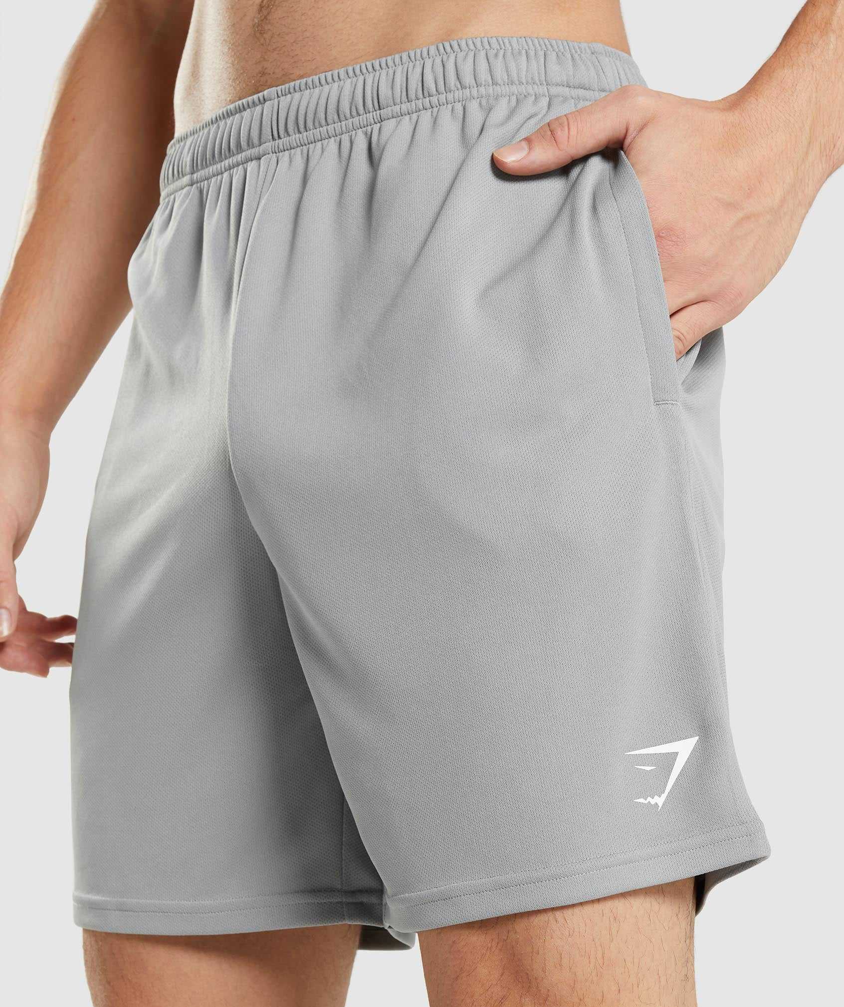 Grey Gymshark Arrival Knitted Men's Shorts | UYDHZB465