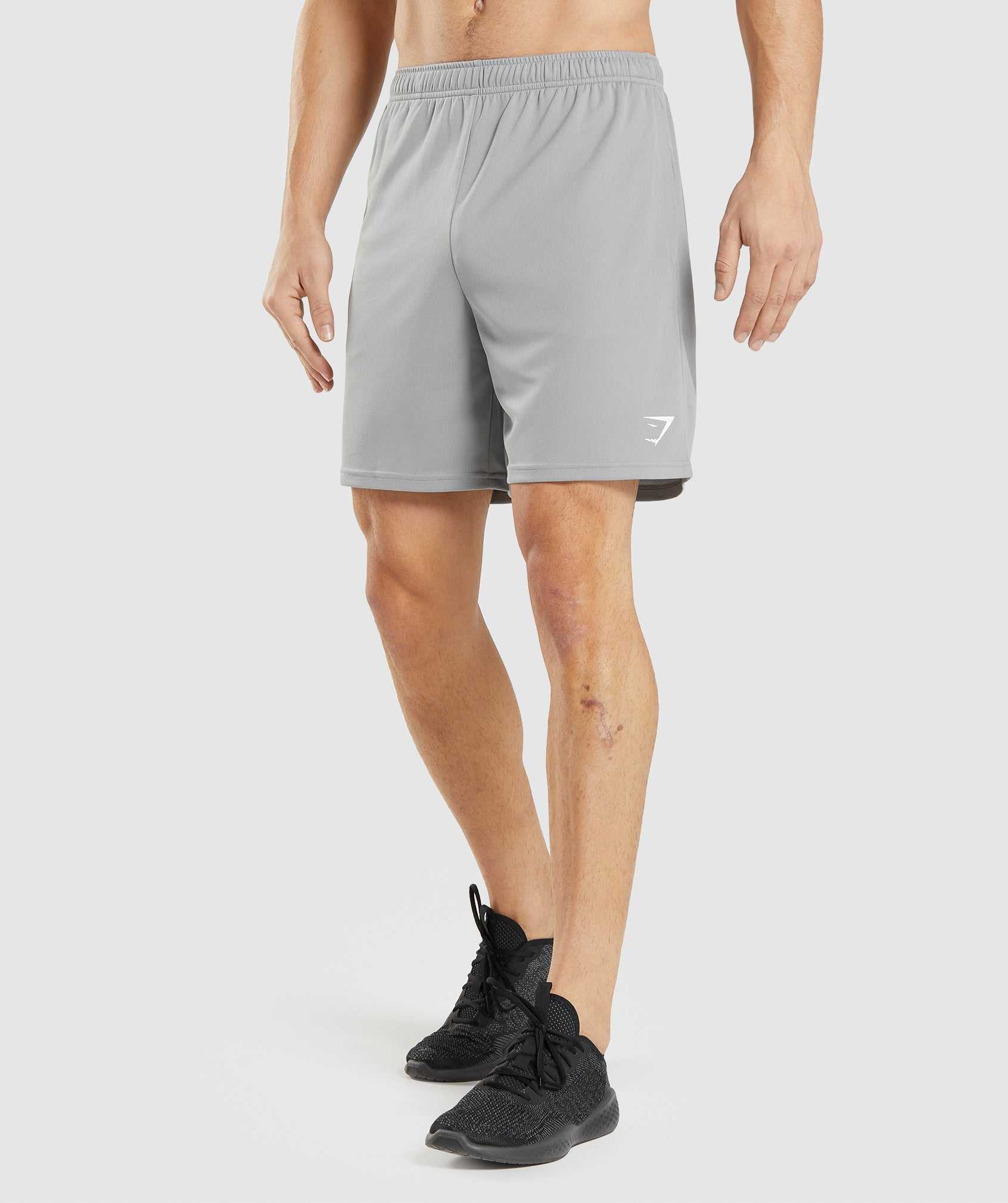 Grey Gymshark Arrival Knitted Men\'s Shorts | UYDHZB465