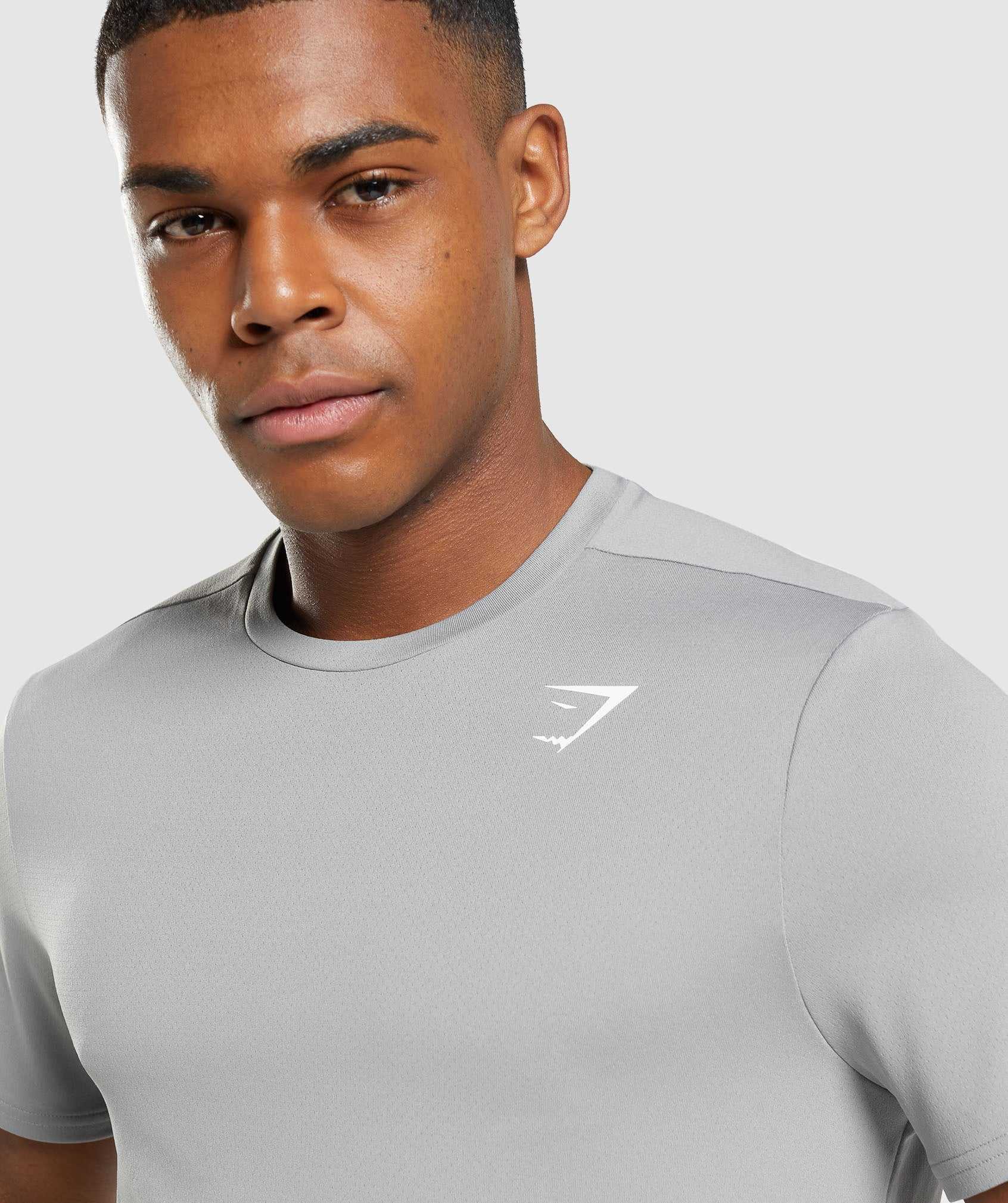 Grey Gymshark Arrival Regular Fit Men's T Shirts | TBOUWC752