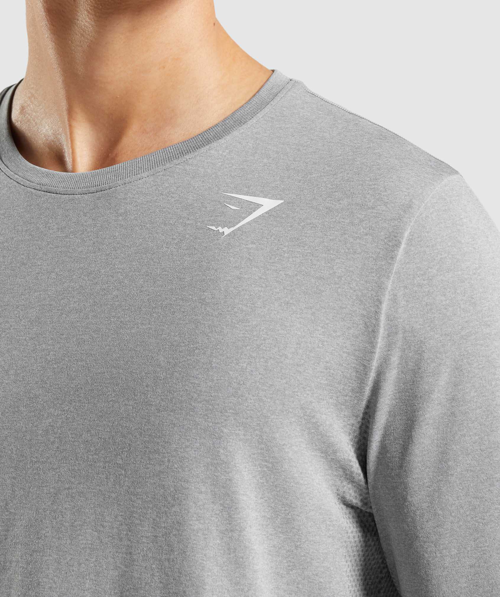 Grey Gymshark Arrival Seamless Long Sleeve Men's T Shirts | OXQJZY180