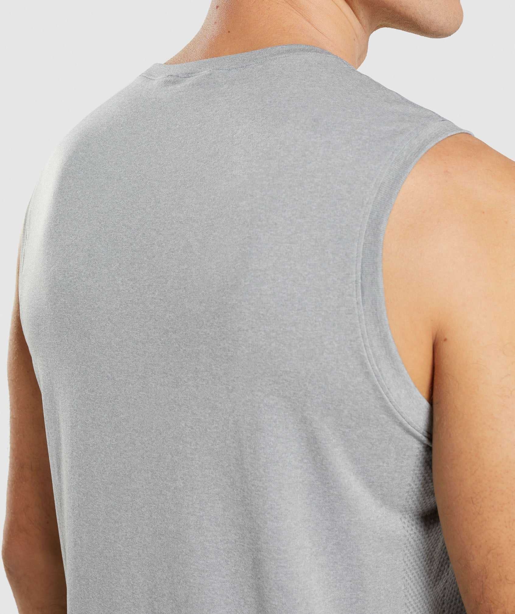 Grey Gymshark Arrival Seamless Men's Tanks | EFMAVS309