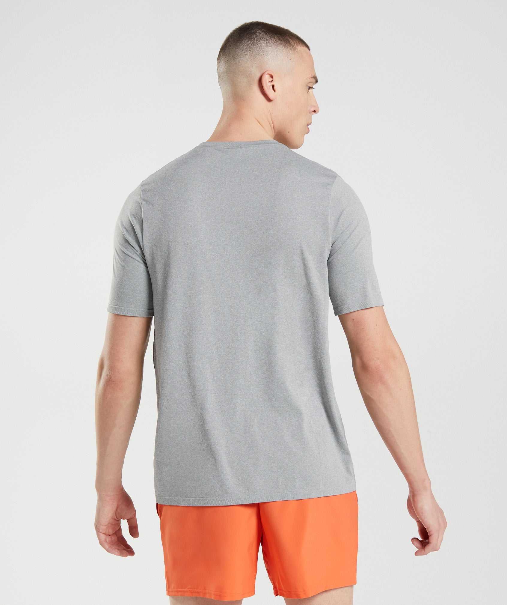 Grey Gymshark Arrival Seamless Men's T Shirts | HLAZJQ259