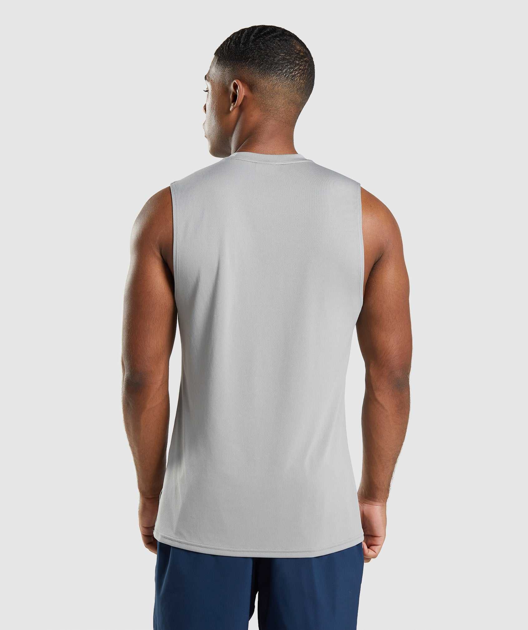 Grey Gymshark Arrival Sleeveless Men's Tanks | LFZTWJ857