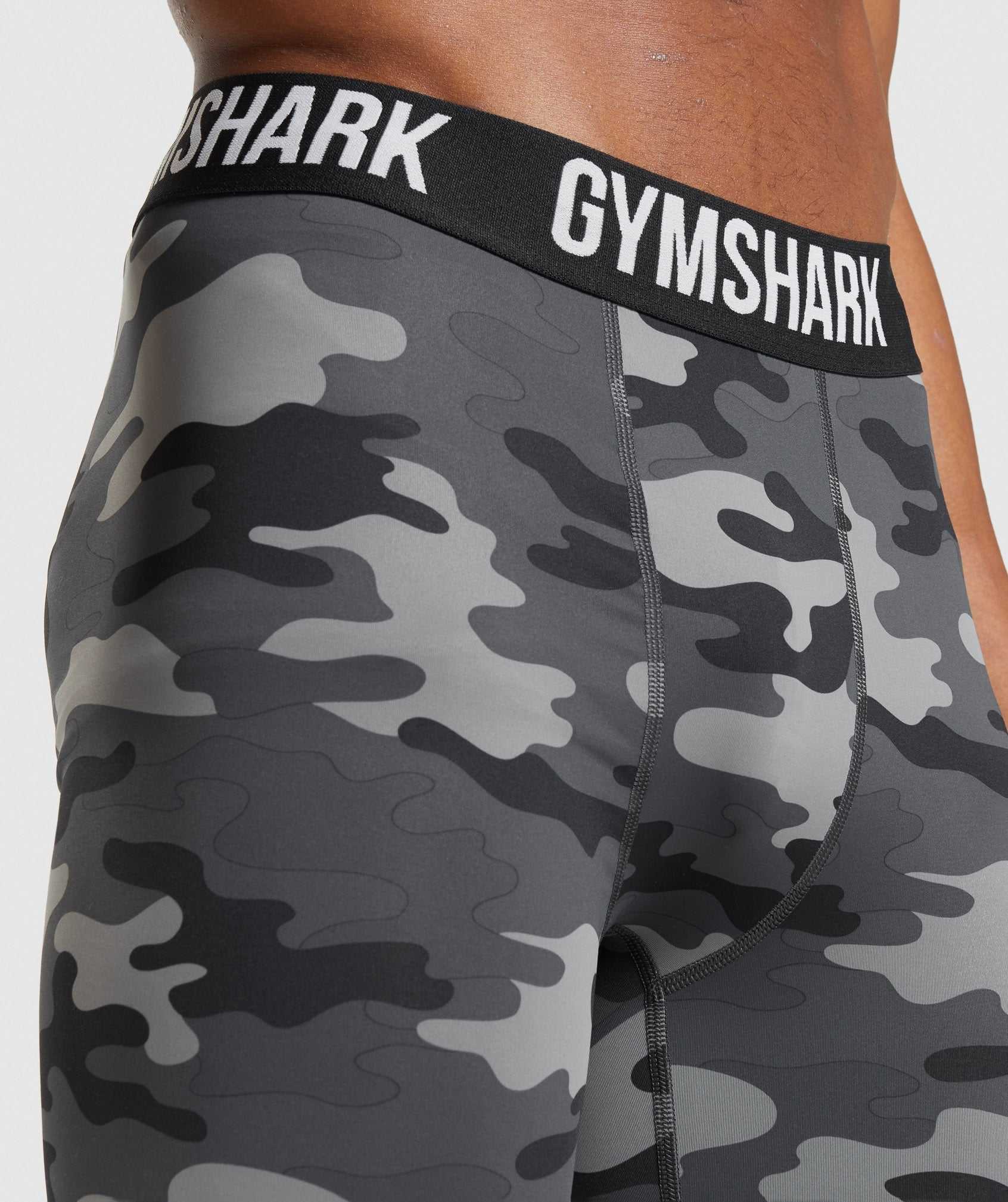 Grey Gymshark Element Baselayer Men's Shorts | FLYVTO157