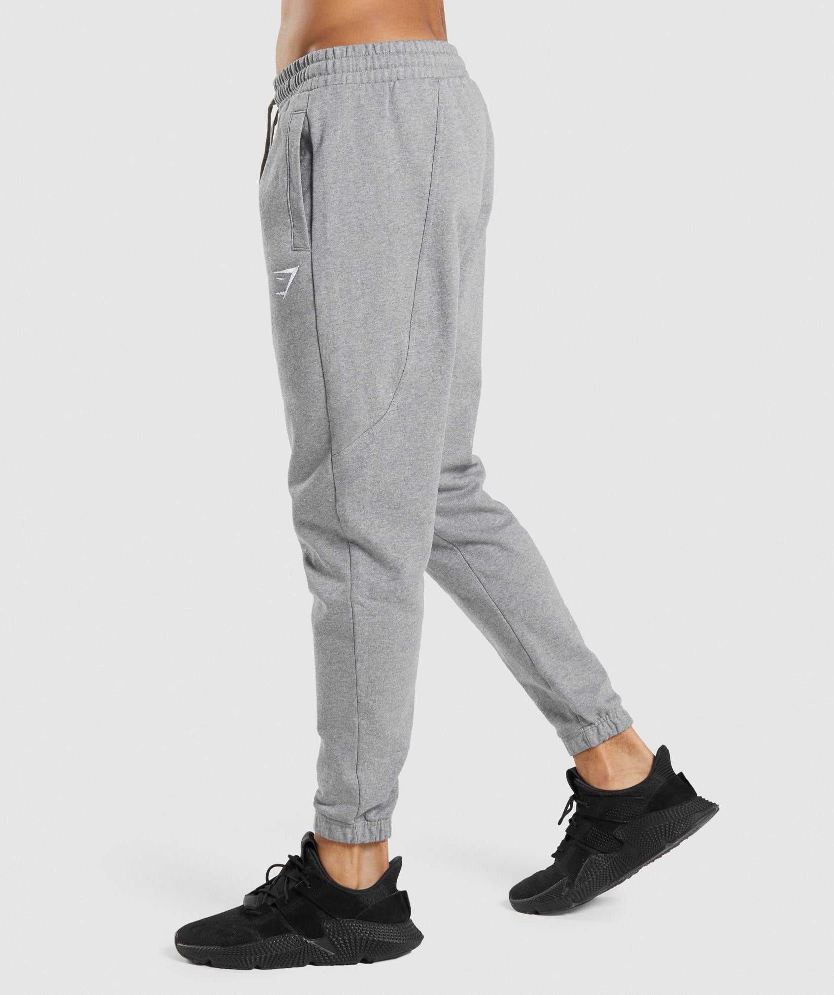 Grey Gymshark Essential Oversized Men's Jogger | LBATEV920