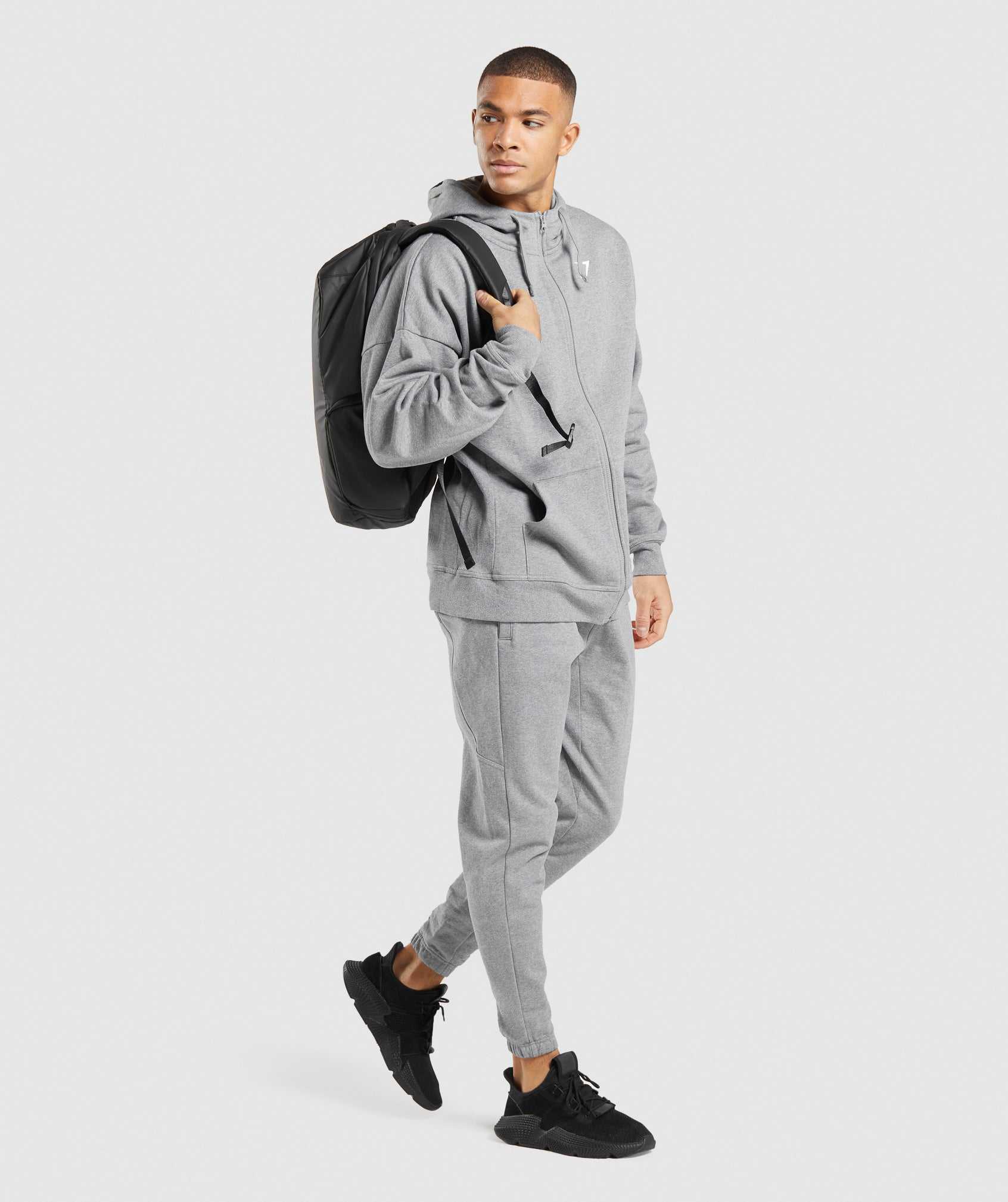 Grey Gymshark Essential Oversized Men's Jogger | LBATEV920