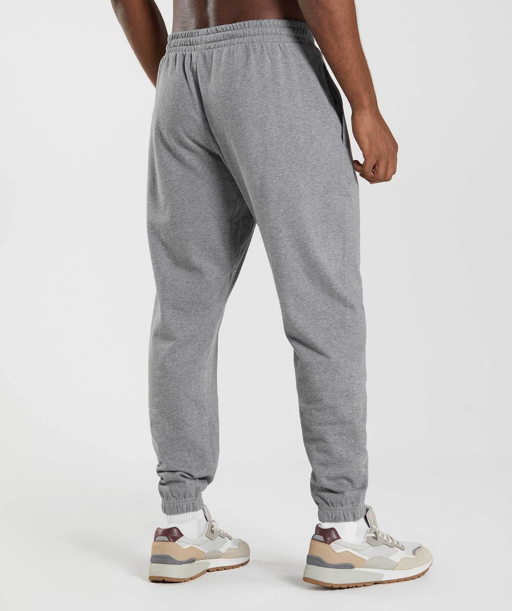 Grey Gymshark Essential Oversized Men's Jogger | SOCDKB980