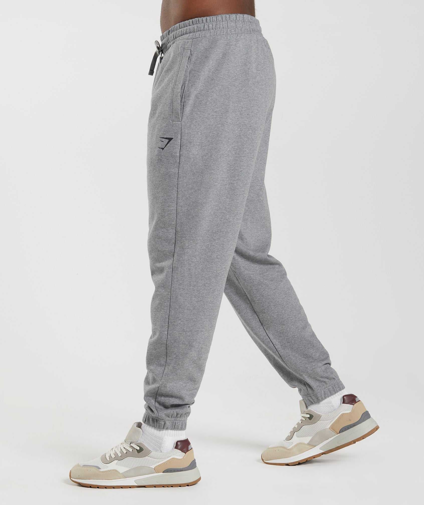 Grey Gymshark Essential Oversized Men's Jogger | SOCDKB980