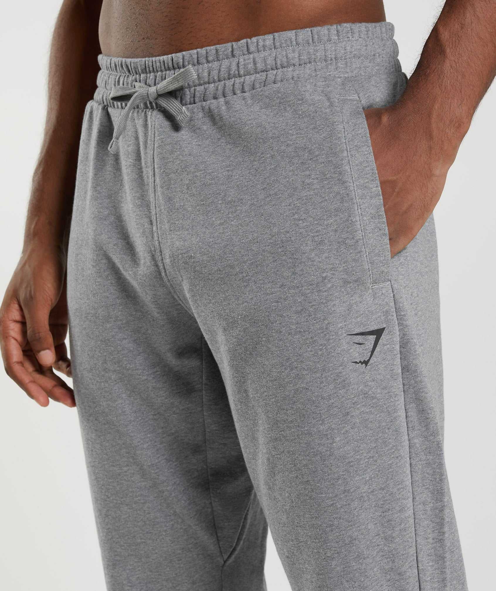 Grey Gymshark Essential Oversized Men's Jogger | SOCDKB980