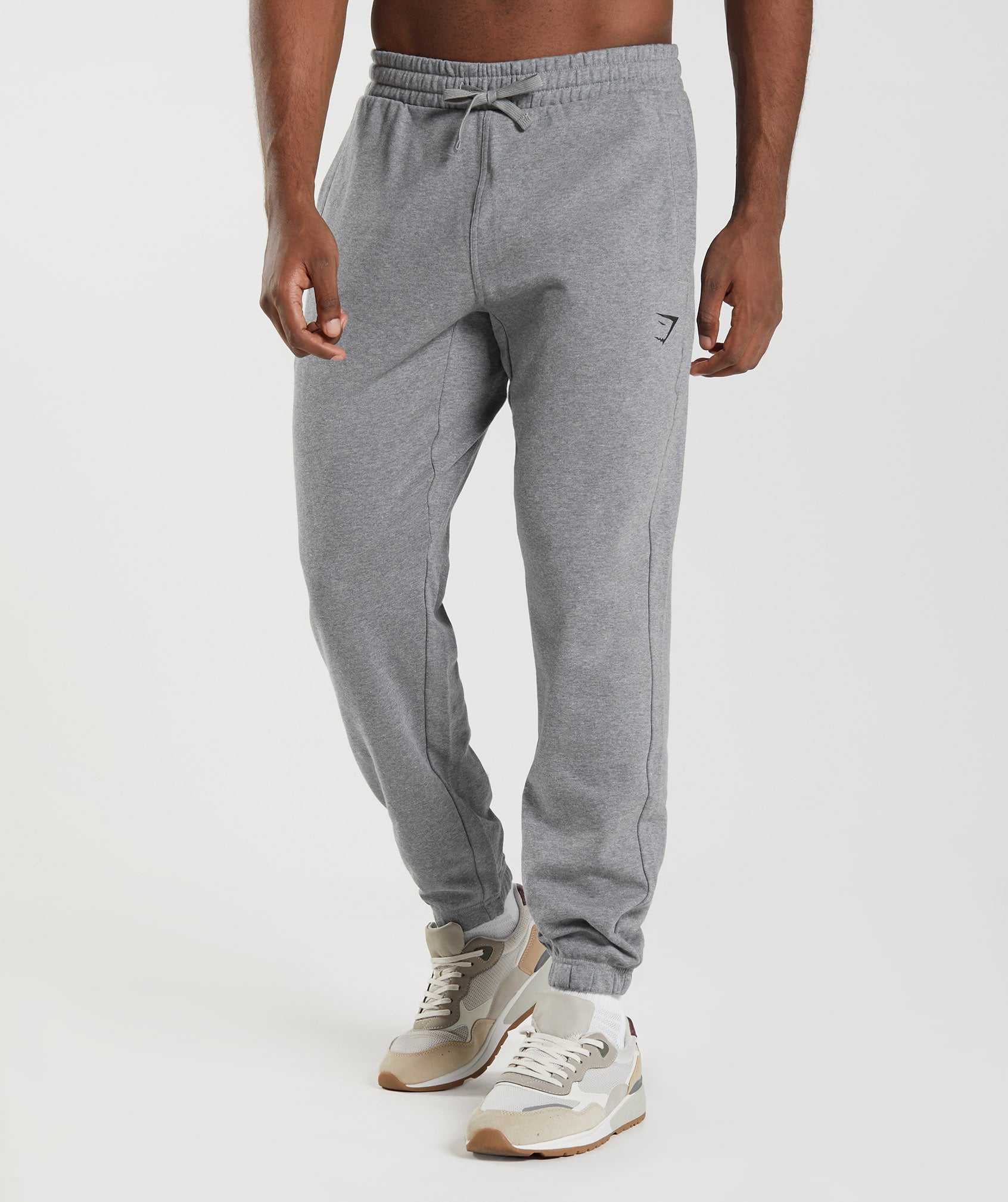 Grey Gymshark Essential Oversized Men's Jogger | SOCDKB980