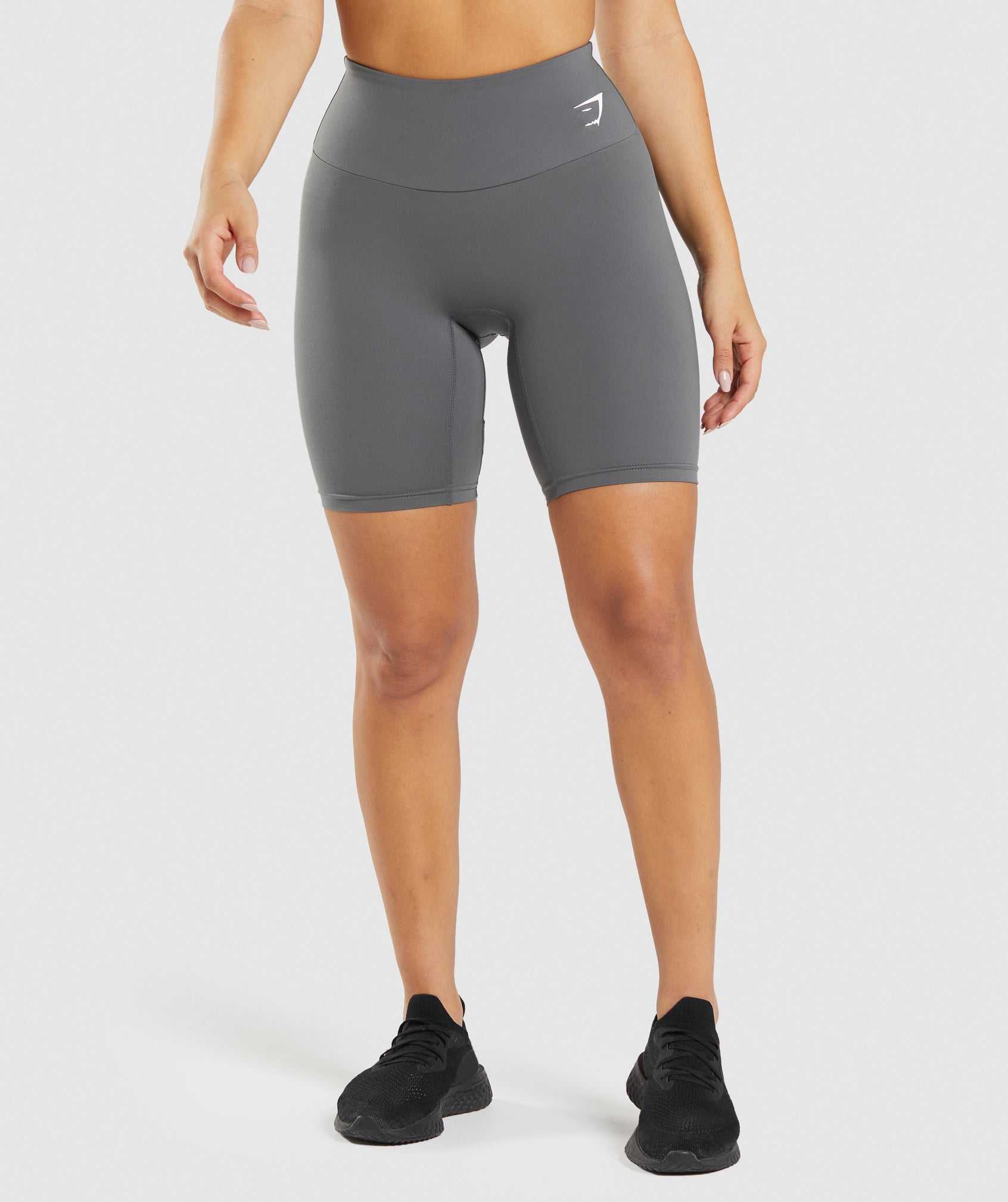 Grey Gymshark Training Cycling Women\'s Shorts | XZRQAK912