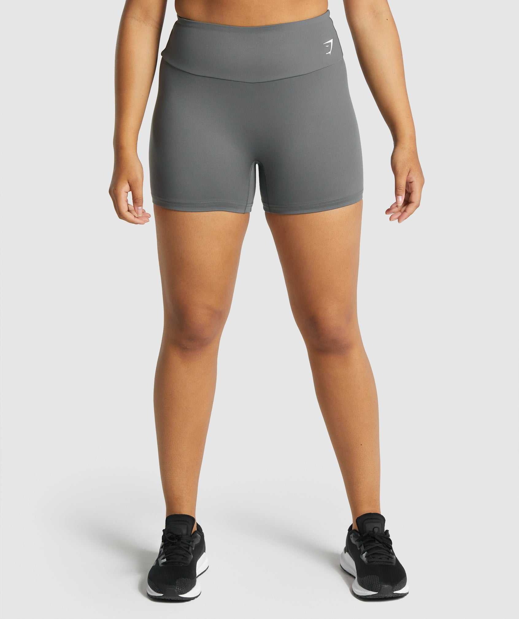 Grey Gymshark Training Women\'s Shorts | ZISONU079