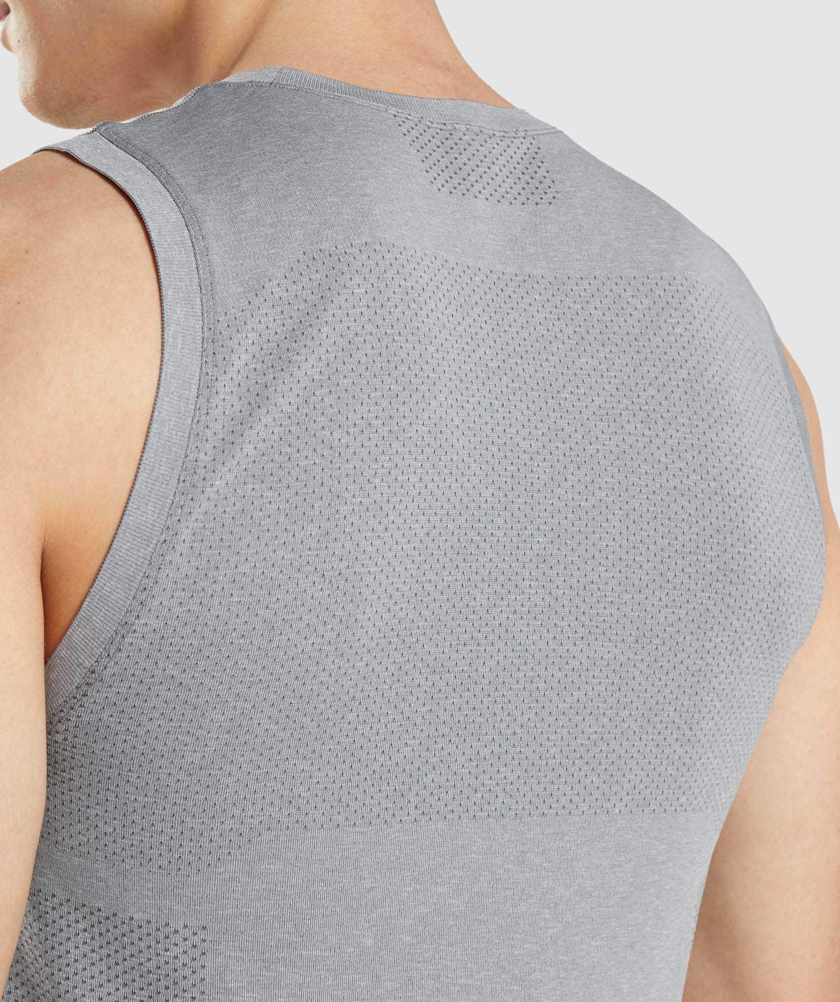 Grey Gymshark Vital Seamless Light Men's Tanks | DWTZOJ930