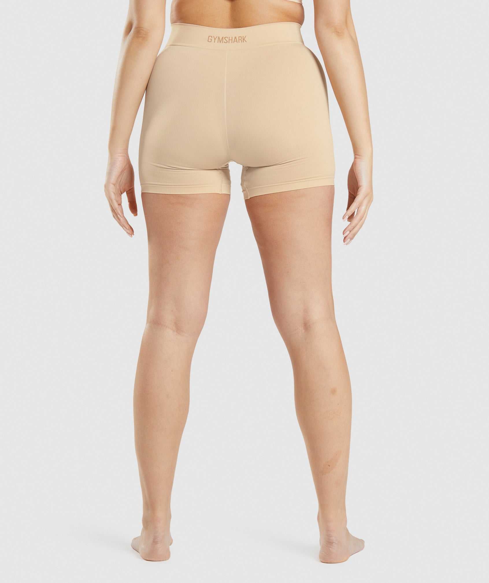 Light Brown Gymshark Seamless Boxers Women's Underwear | DKCQGZ341