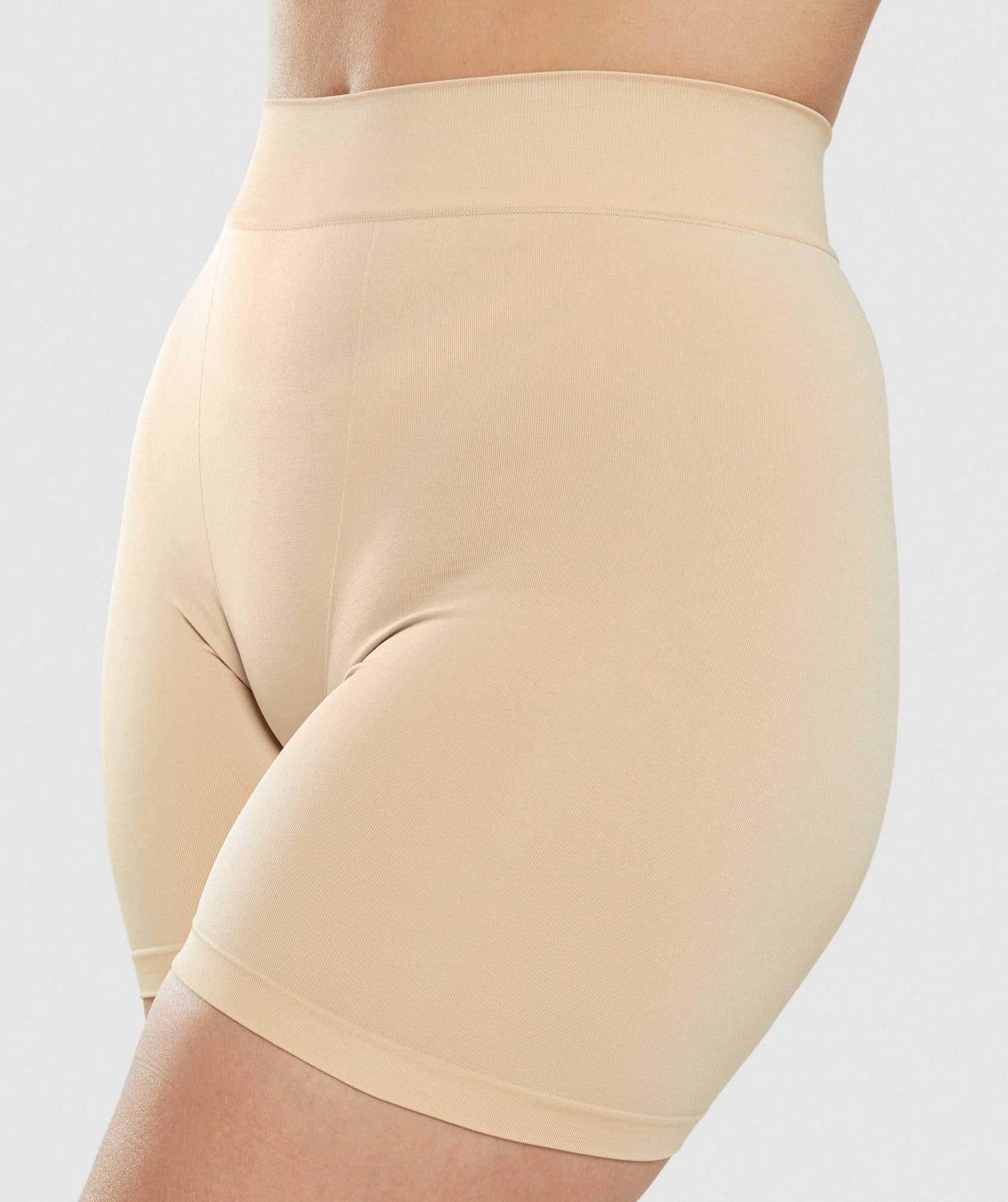 Light Brown Gymshark Seamless Boxers Women's Underwear | DKCQGZ341