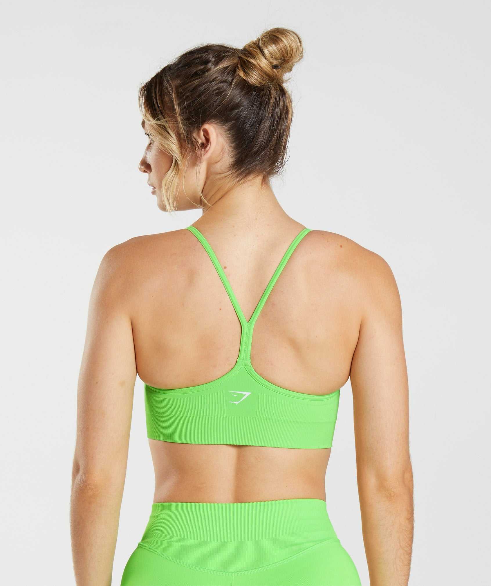 Light Green Gymshark Sweat Seamless Women's Sports Bra | NWYICL840