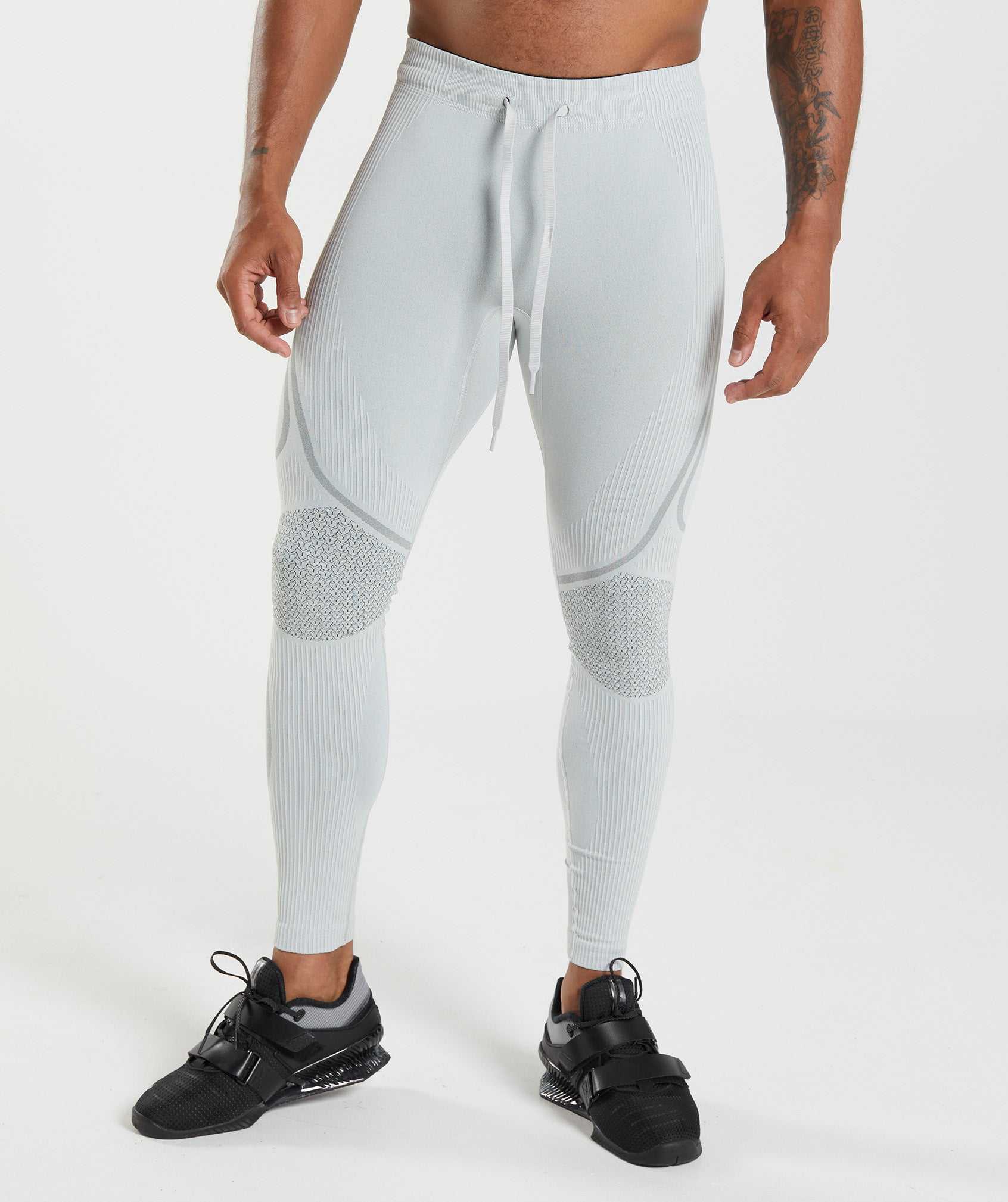 Light Grey / Grey Gymshark 315 Seamless Tights Men\'s Jogger | IGRAEQ904