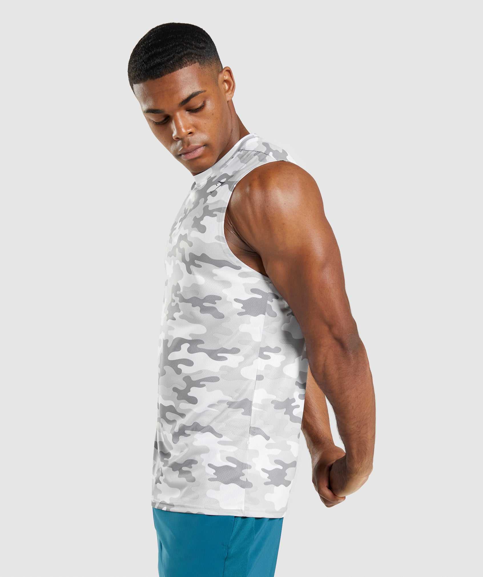 Light Grey Gymshark Arrival Sleeveless Men's Tanks | NHPASY924