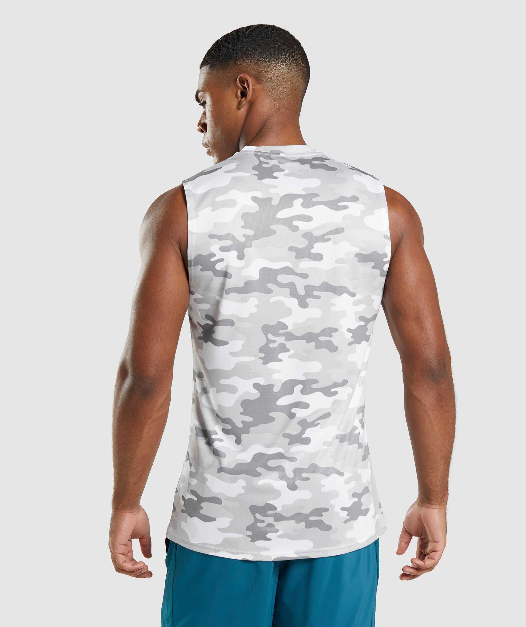 Light Grey Gymshark Arrival Sleeveless Men's Tanks | NHPASY924