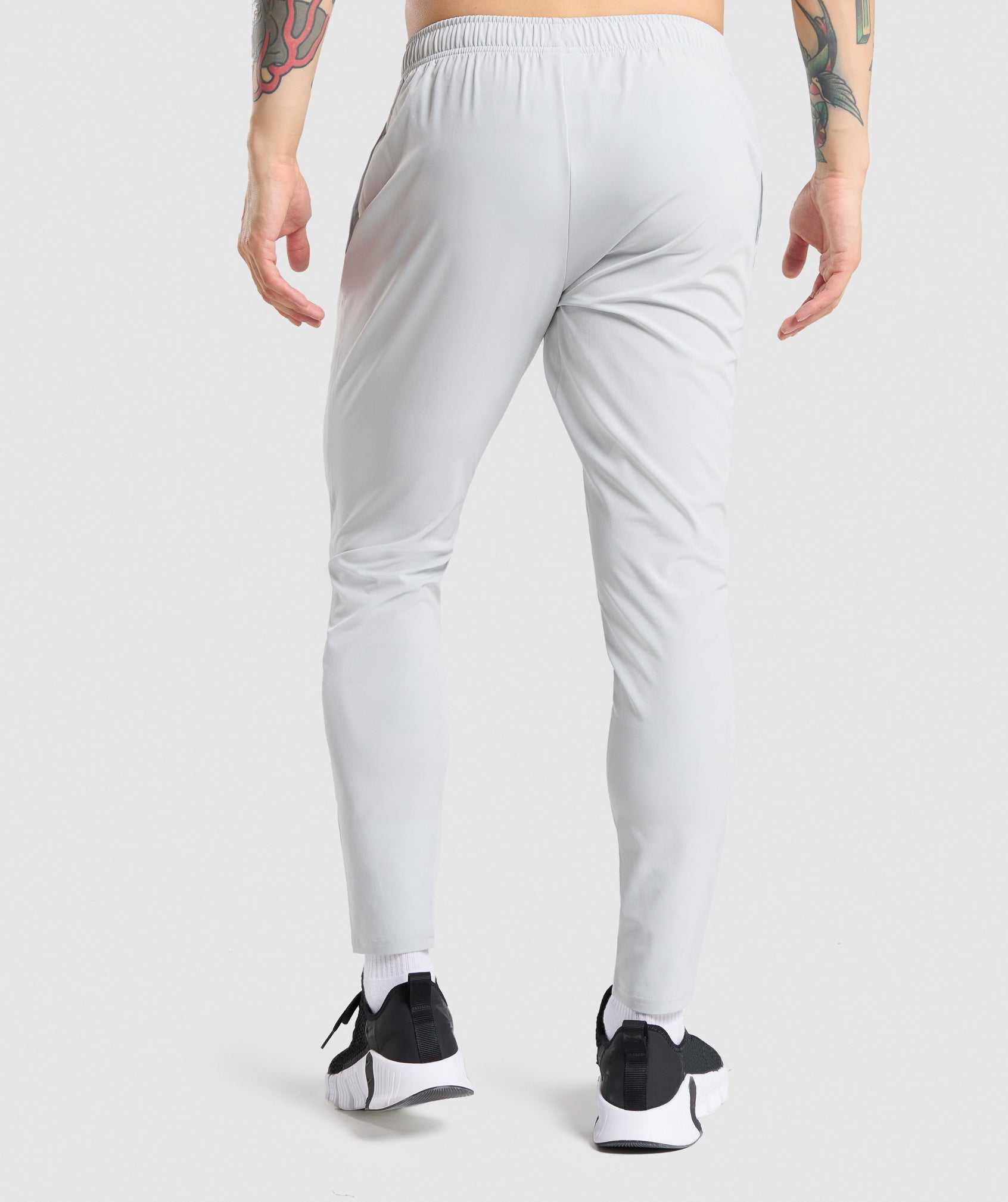 Light Grey Gymshark Arrival Woven Men's Jogger | ALRFUC098