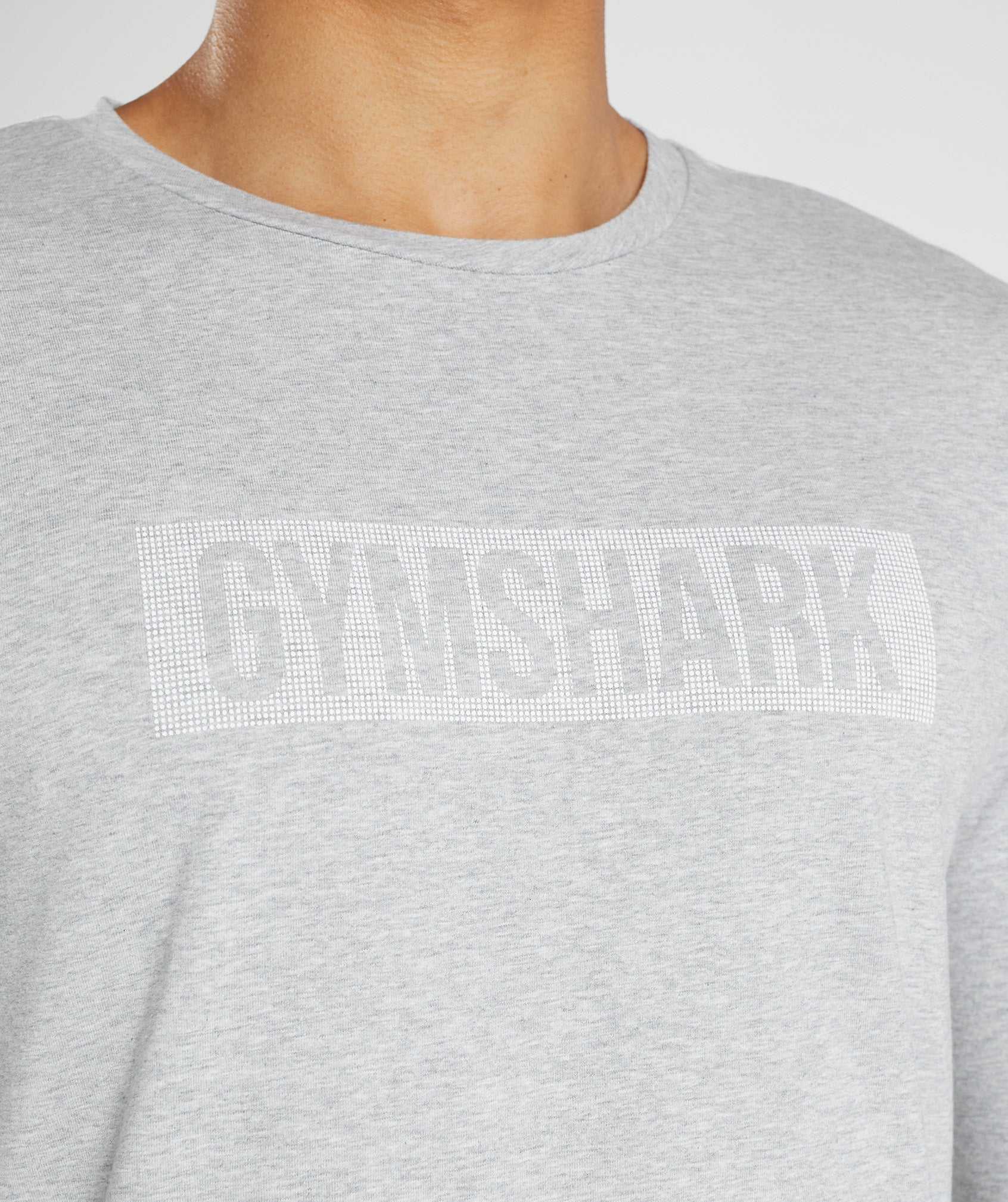 Light Grey Gymshark Block Long Sleeve Men's T Shirts | JNOKAM317