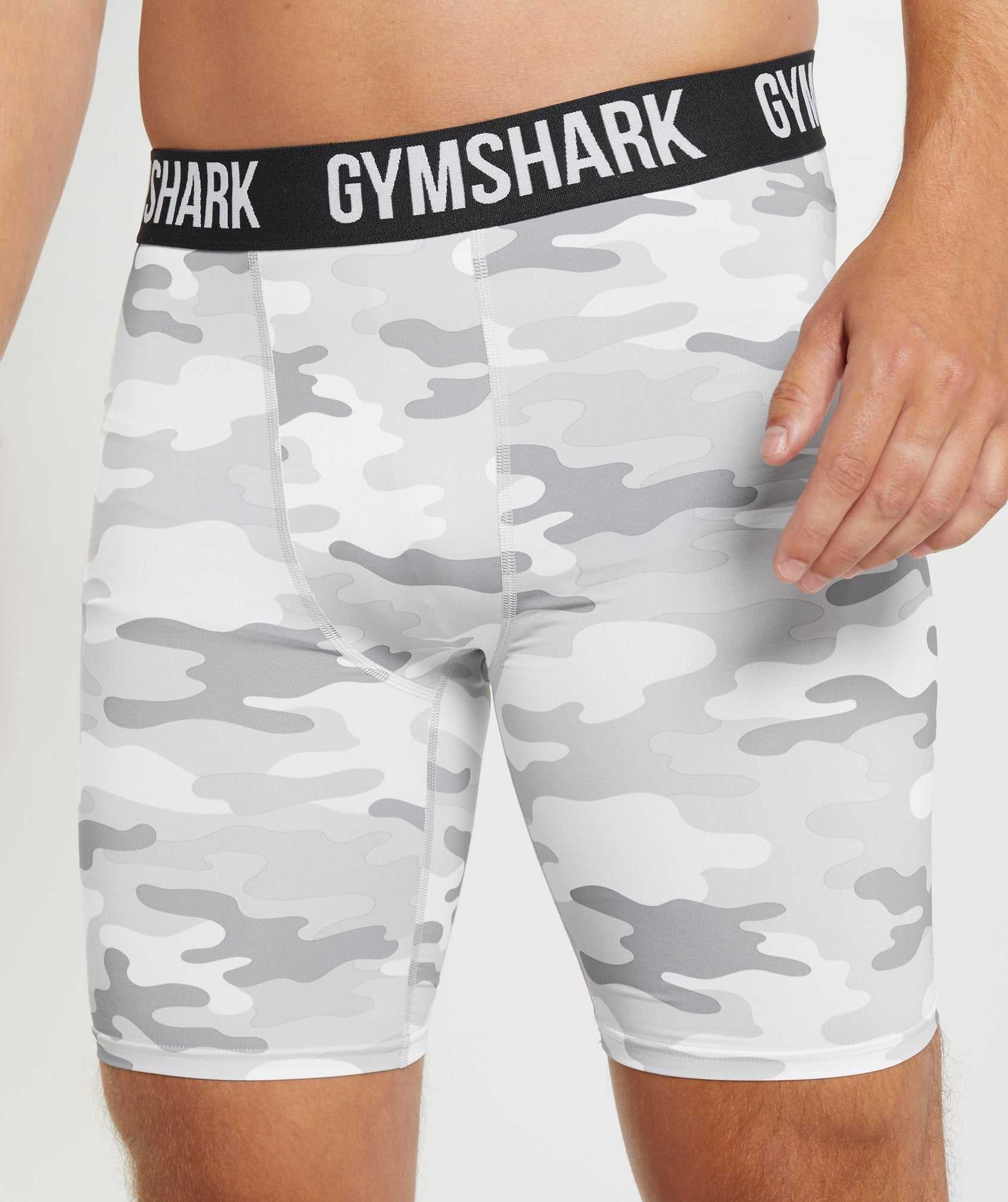 Light Grey Gymshark Element Baselayer Men's Shorts | XGHNUA586