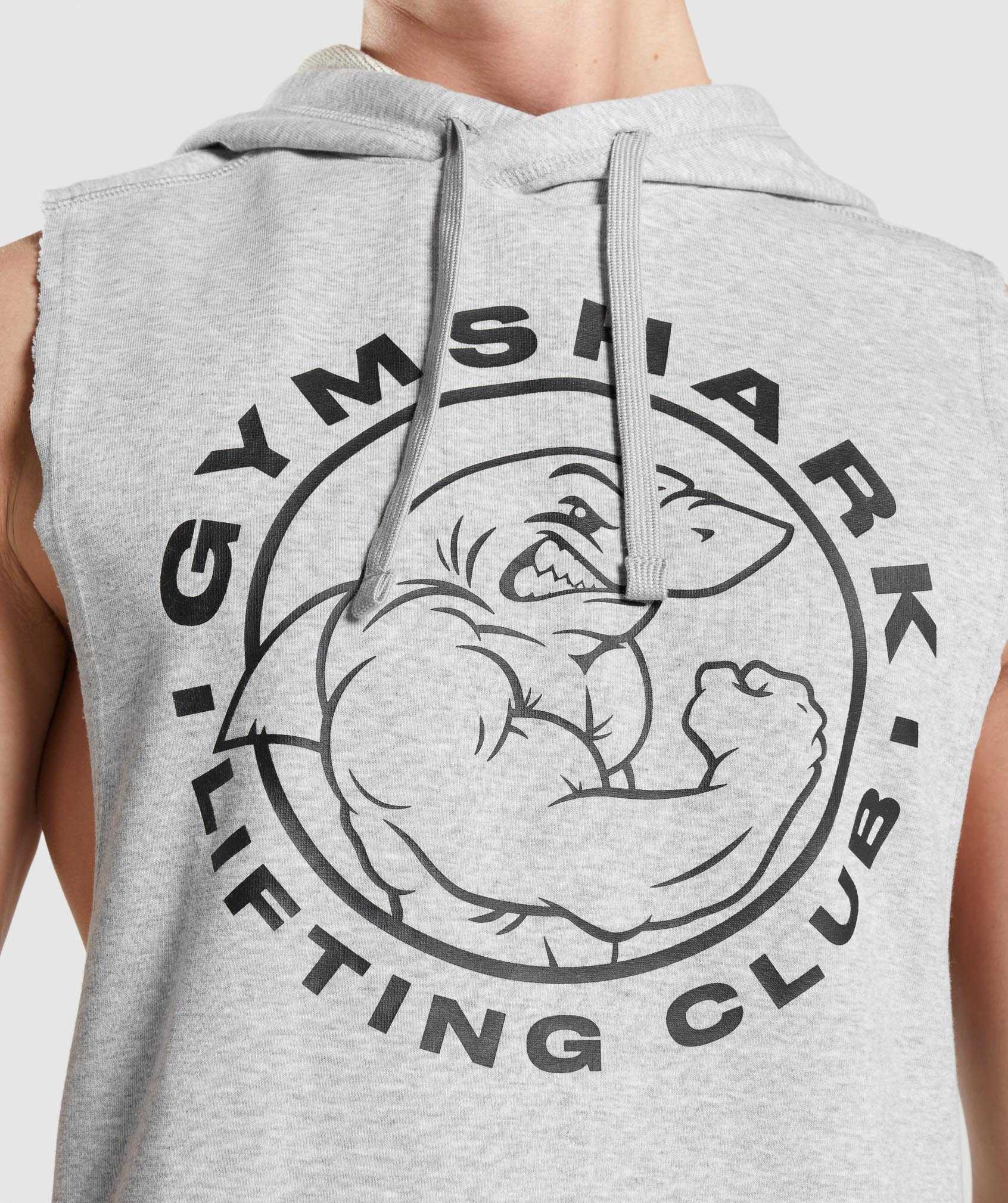 Light Grey Gymshark Legacy Drop Arm Men's Hoodie | XRTIZP651