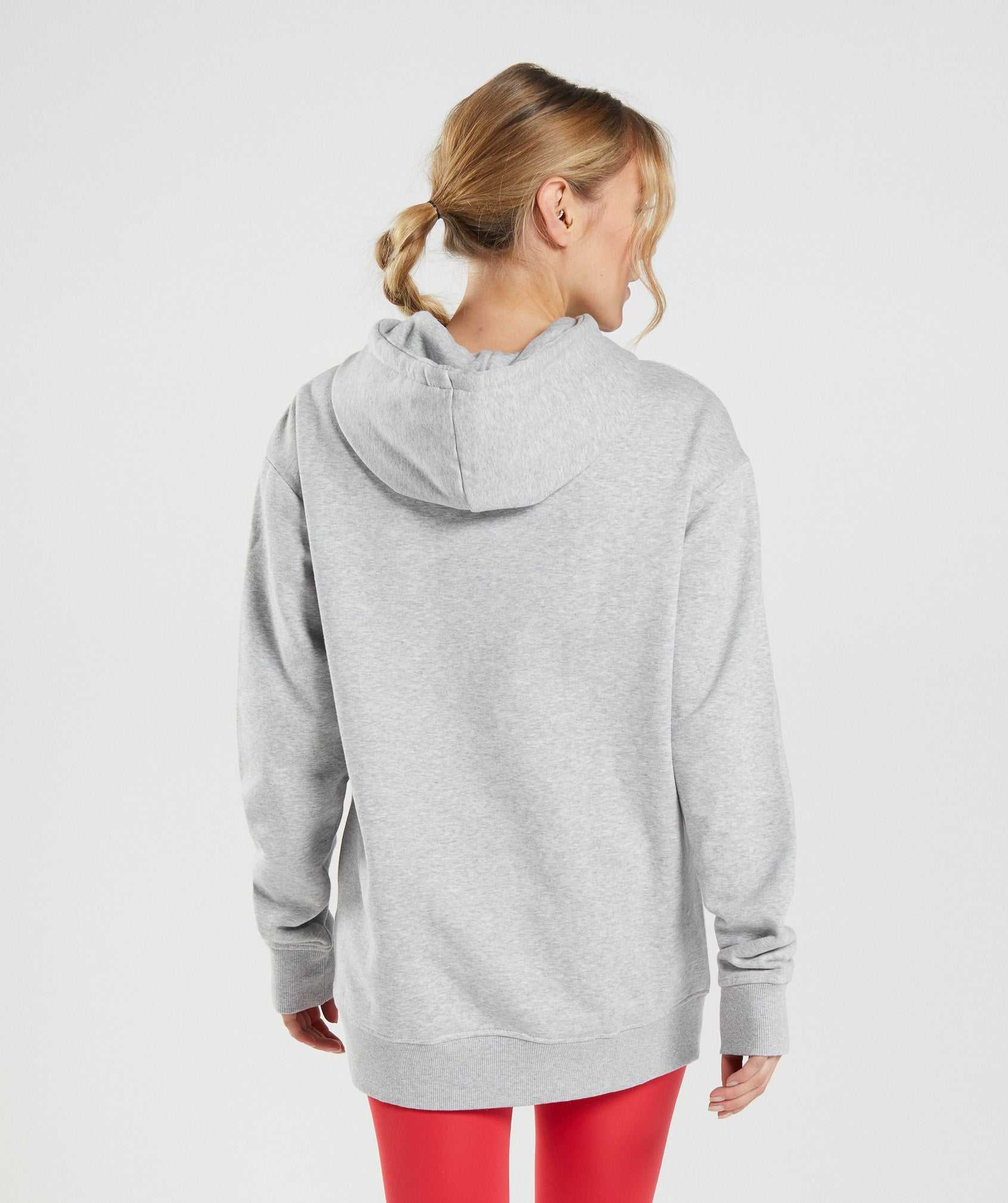 Light Grey Gymshark Training Oversized Women's Pullover | NDQXRU078