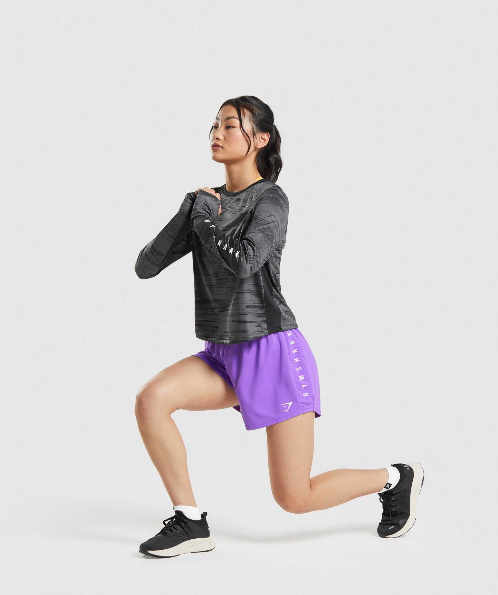 Light Purple Gymshark Sport Loose Women's Shorts | TJNVDS541