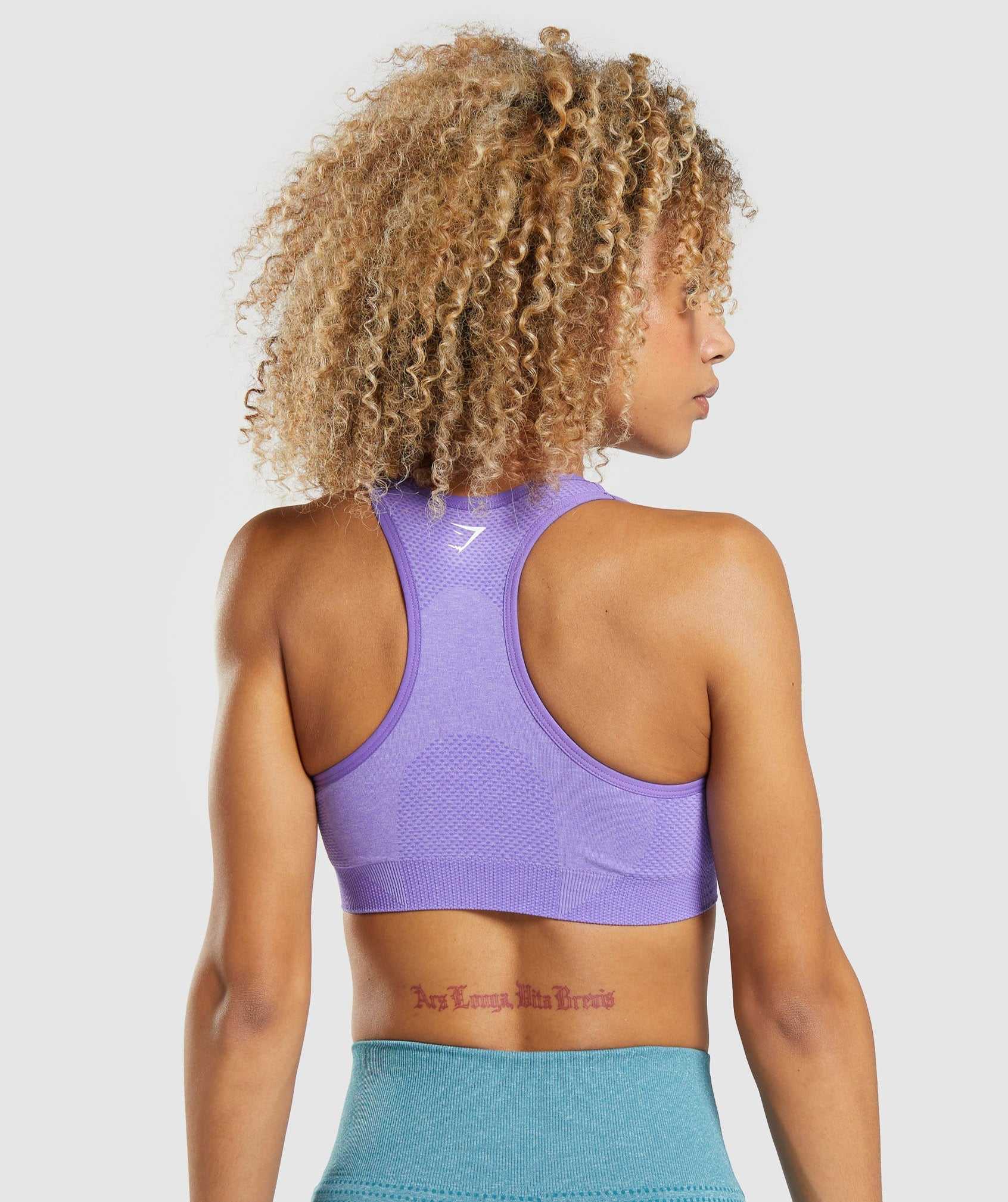 Light Purple Gymshark Vital Seamless 2.0 Women's Sports Bra | GUZSVK402