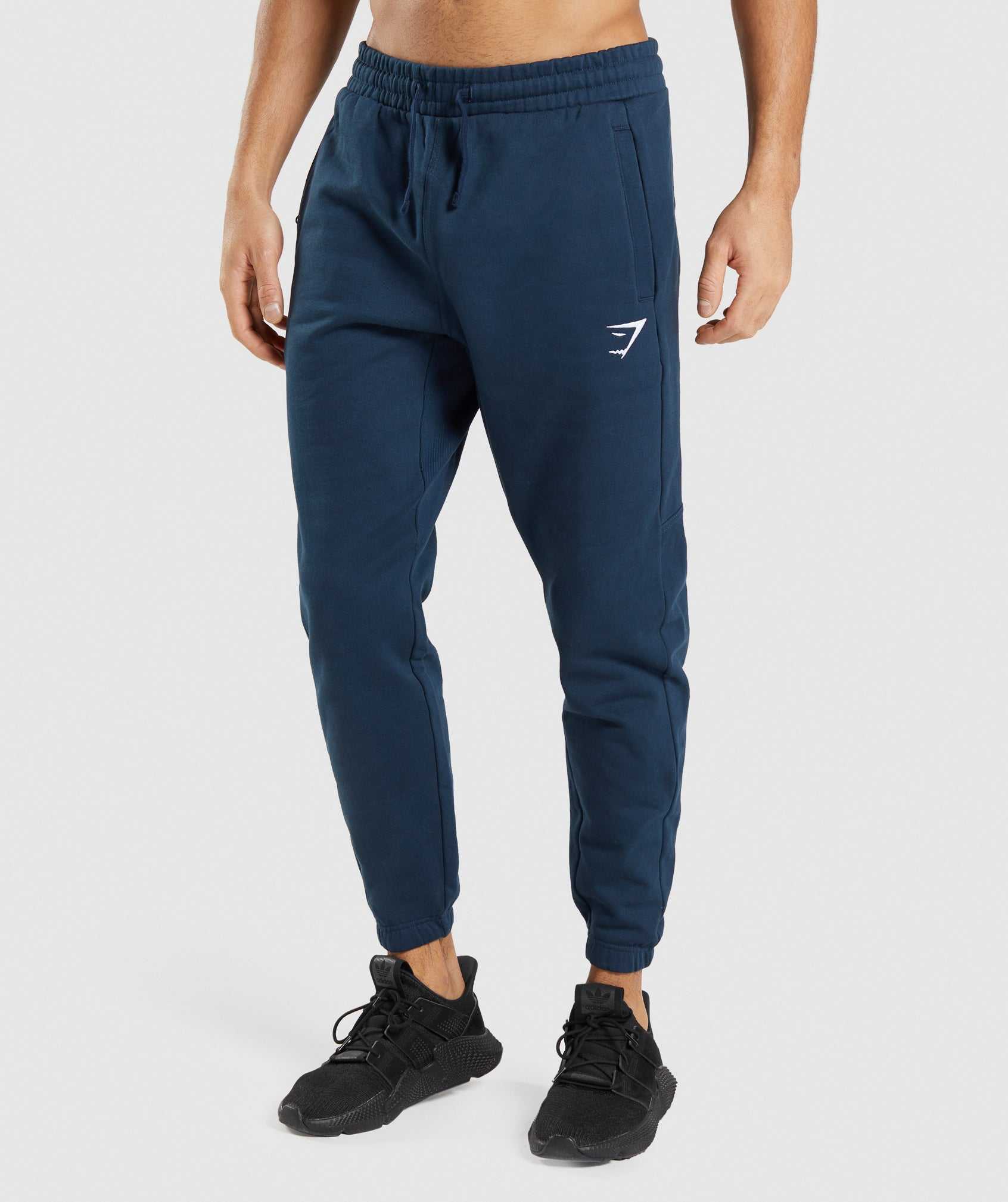 Navy Gymshark Essential Oversized Men\'s Jogger | YTWAGH593