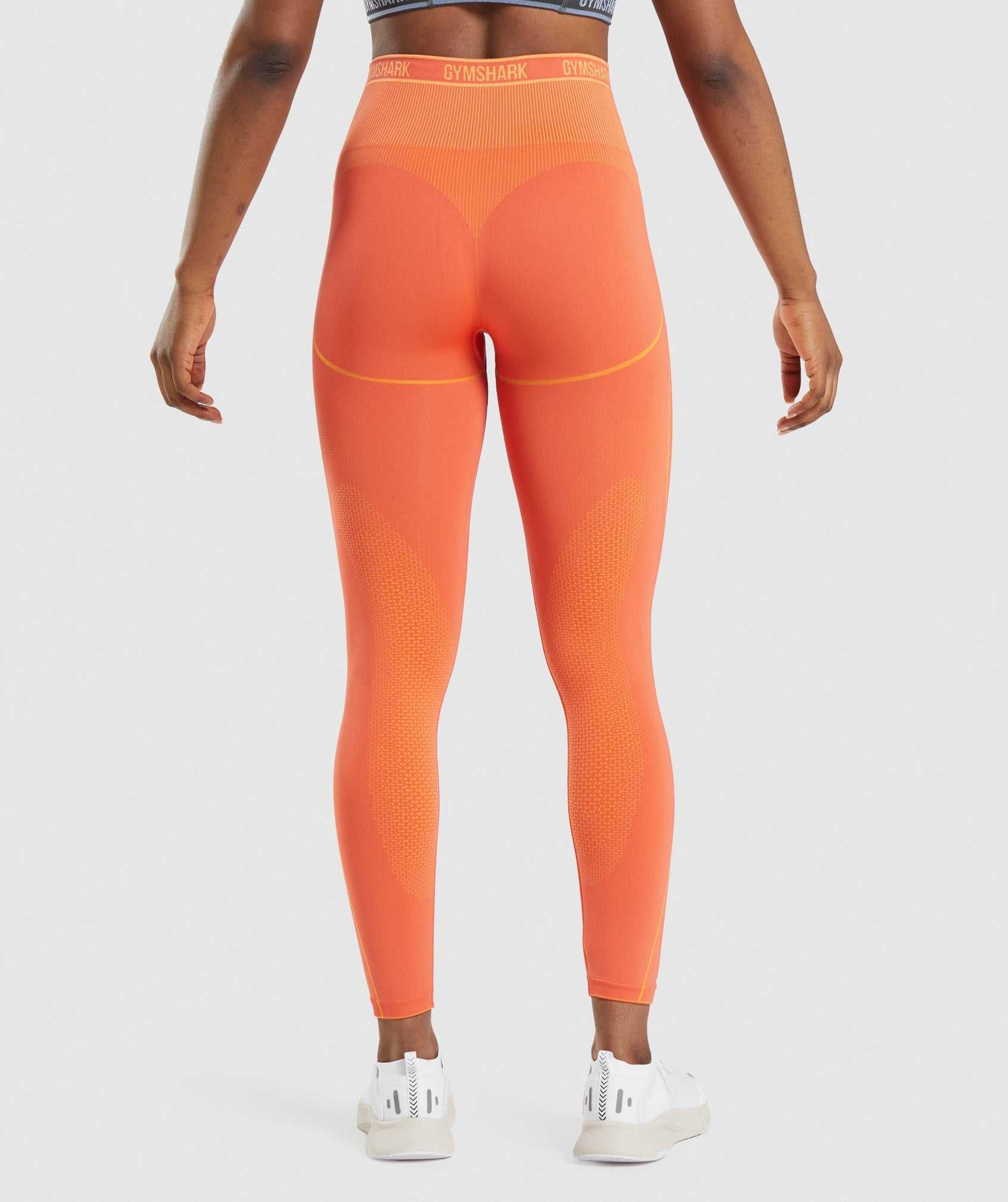 Orange / Apricot Orange Gymshark Apex Seamless High Rise Women's Leggings | MFJXZN142