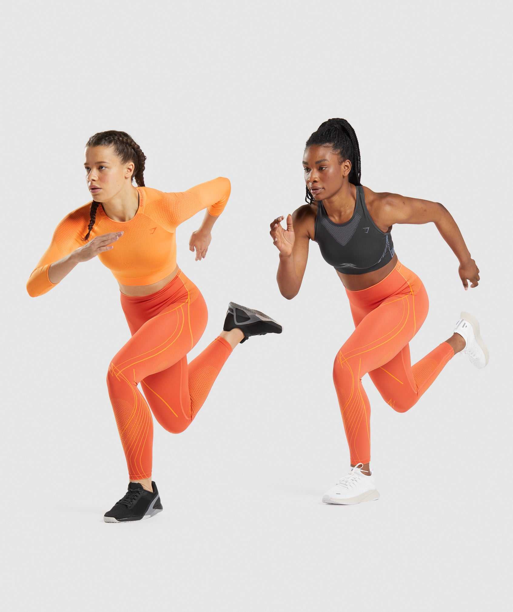 Orange / Apricot Orange Gymshark Apex Seamless High Rise Women's Leggings | MFJXZN142