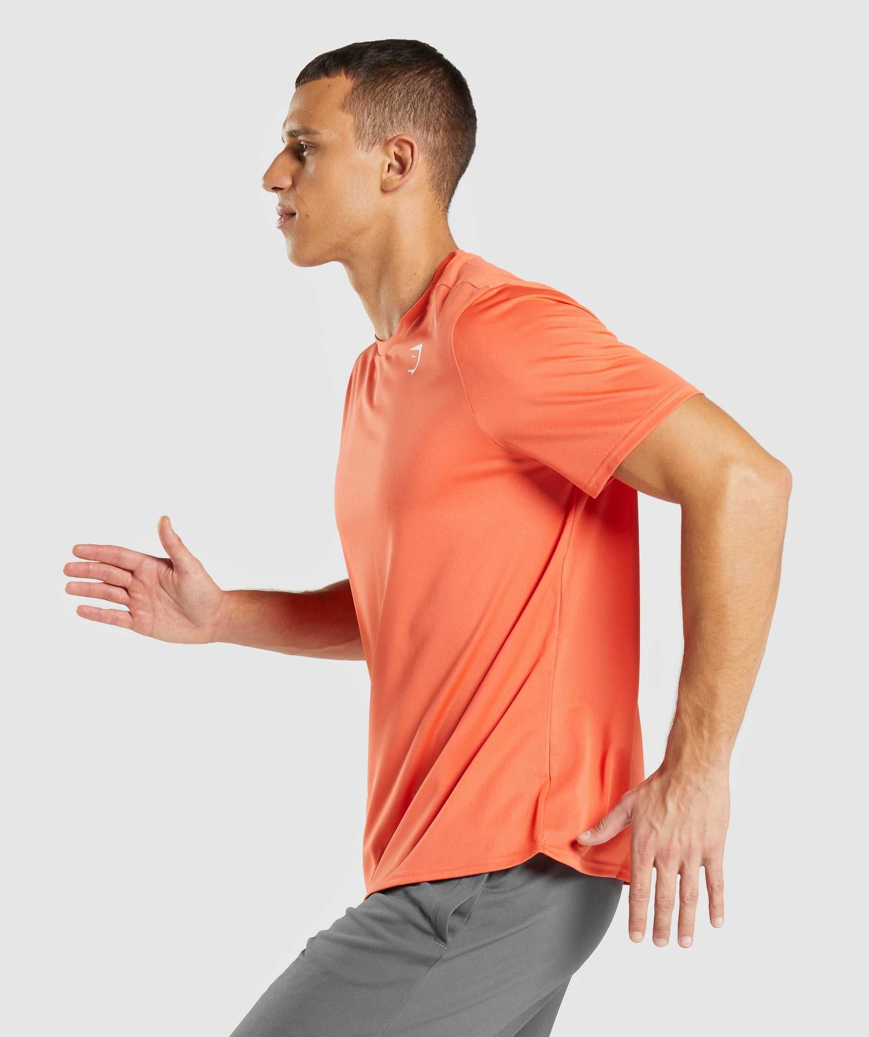 Orange Gymshark Arrival Regular Fit Men's T Shirts | OJDBYT941