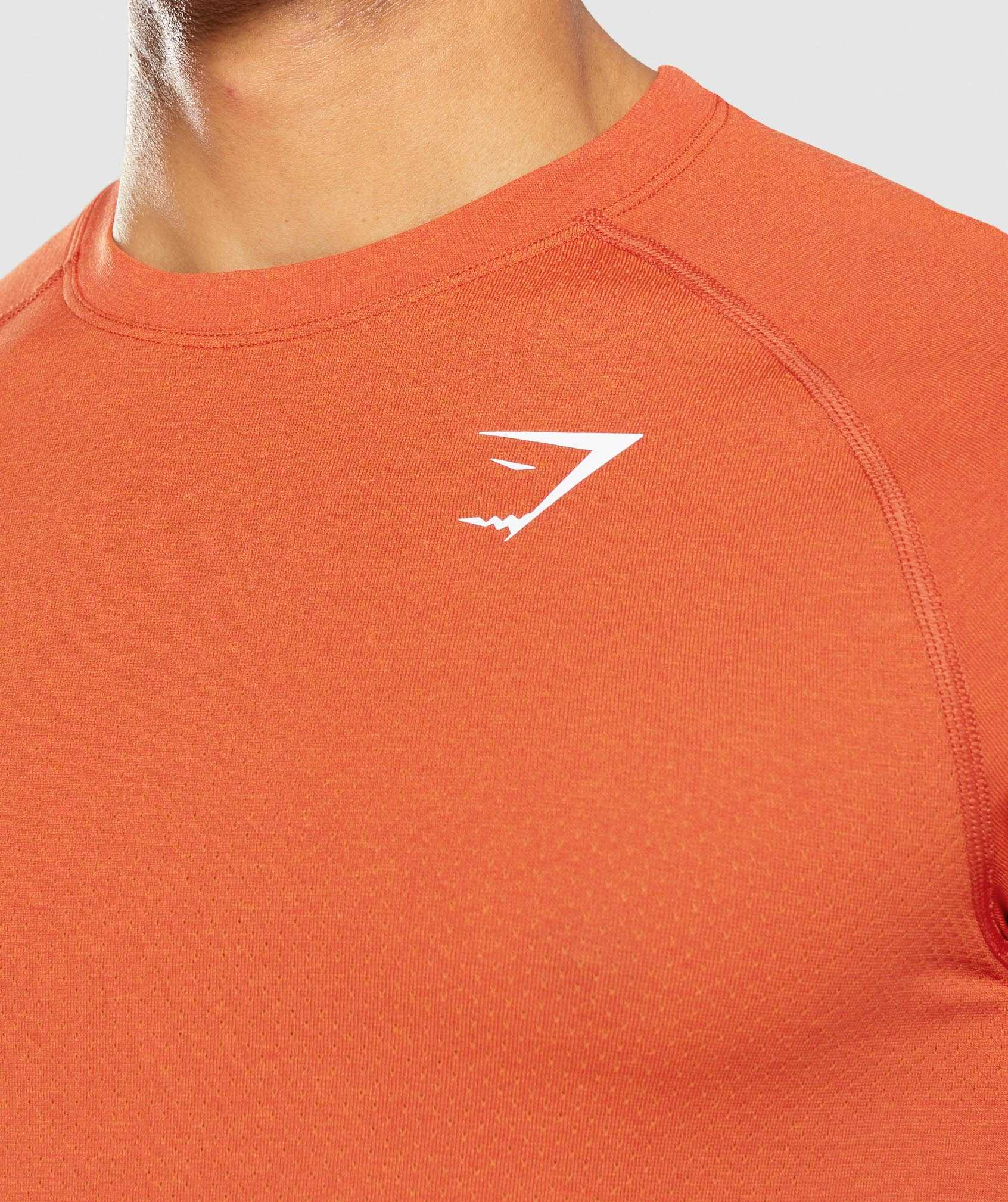 Orange Gymshark Vital Light Seamless Men's T Shirts | PAQZCM501