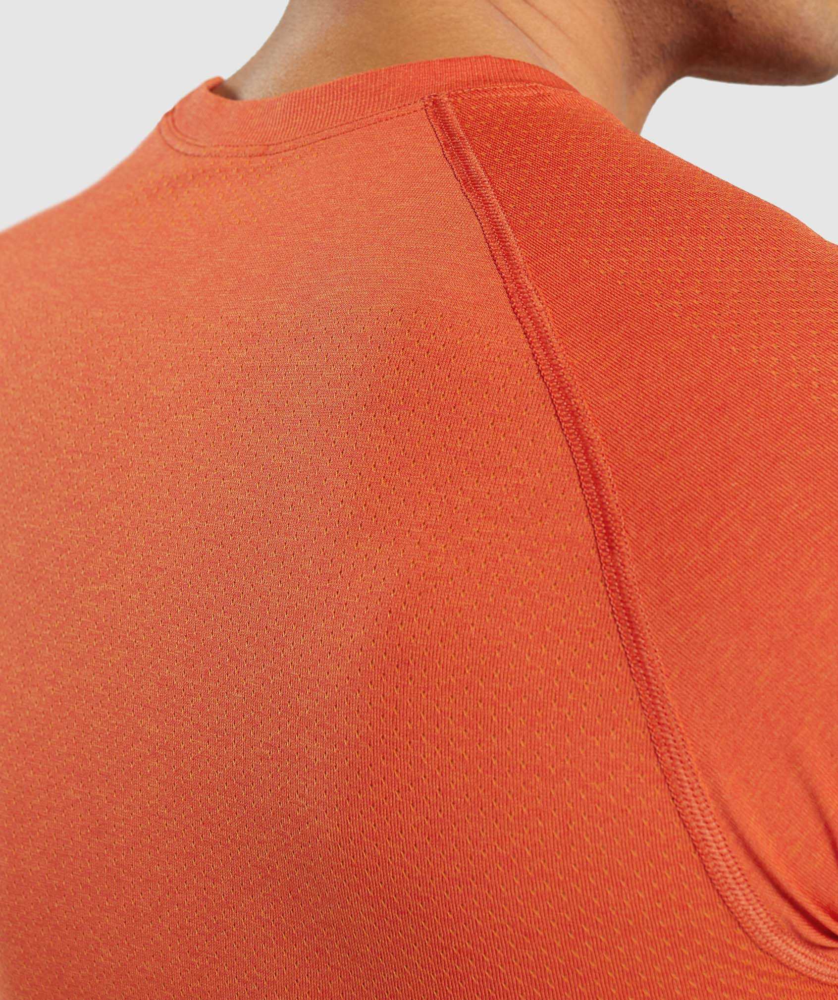 Orange Gymshark Vital Light Seamless Men's T Shirts | PAQZCM501