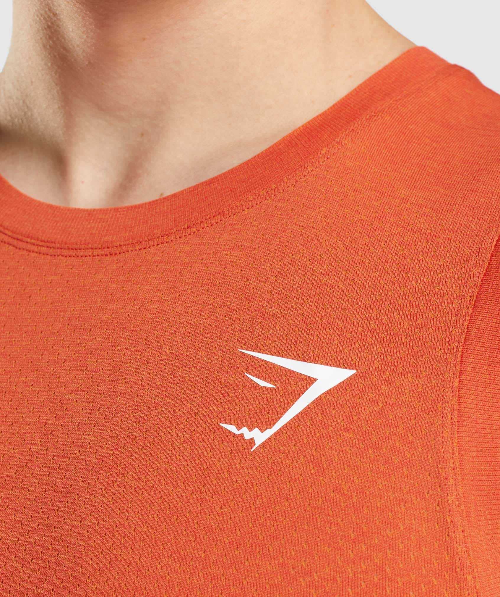 Orange Gymshark Vital Seamless Light Men's Tanks | VPQCMN084