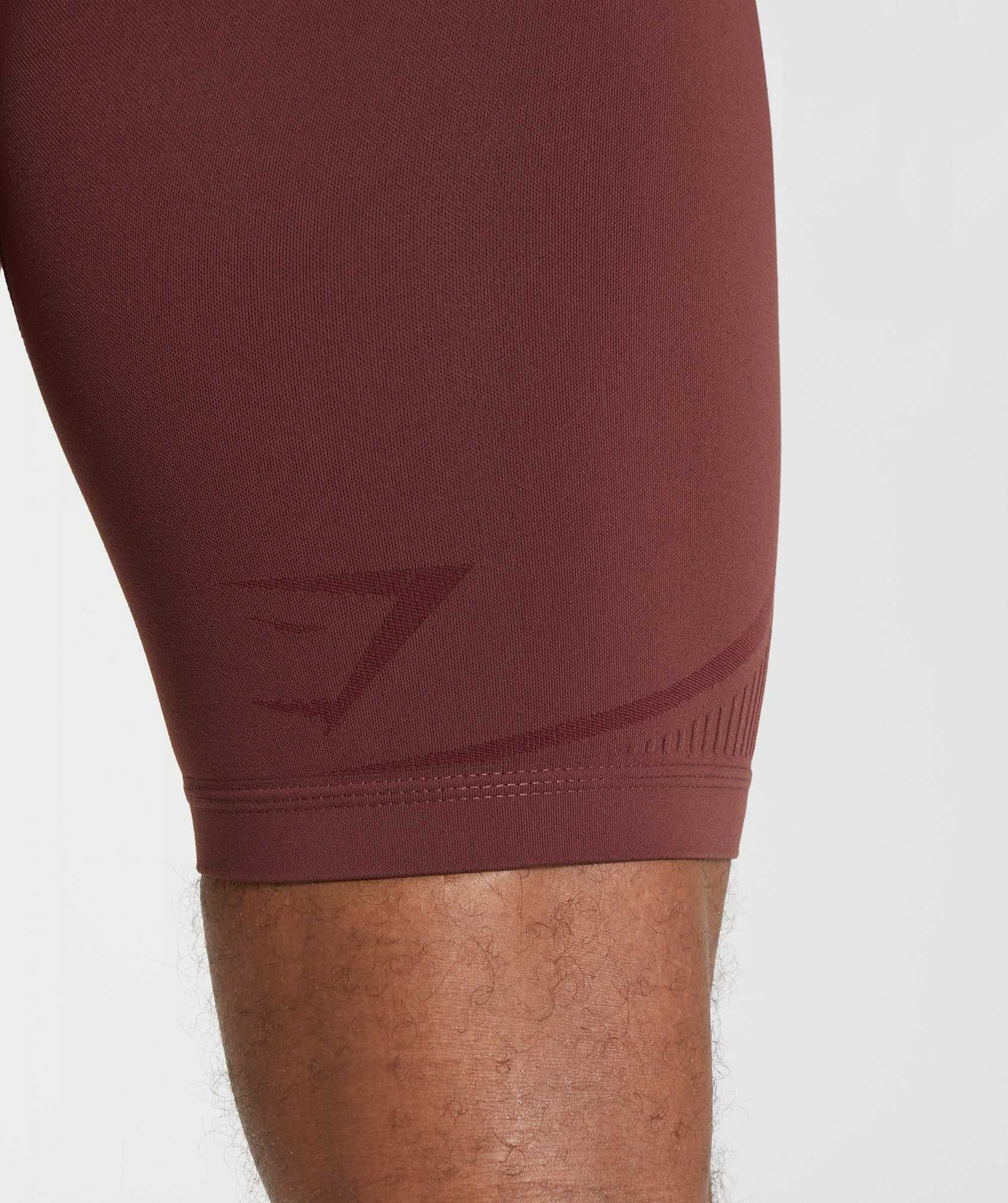 Pink Brown / Burgundy Gymshark 315 Seamless 1/2 Men's Shorts | LRTEJK198