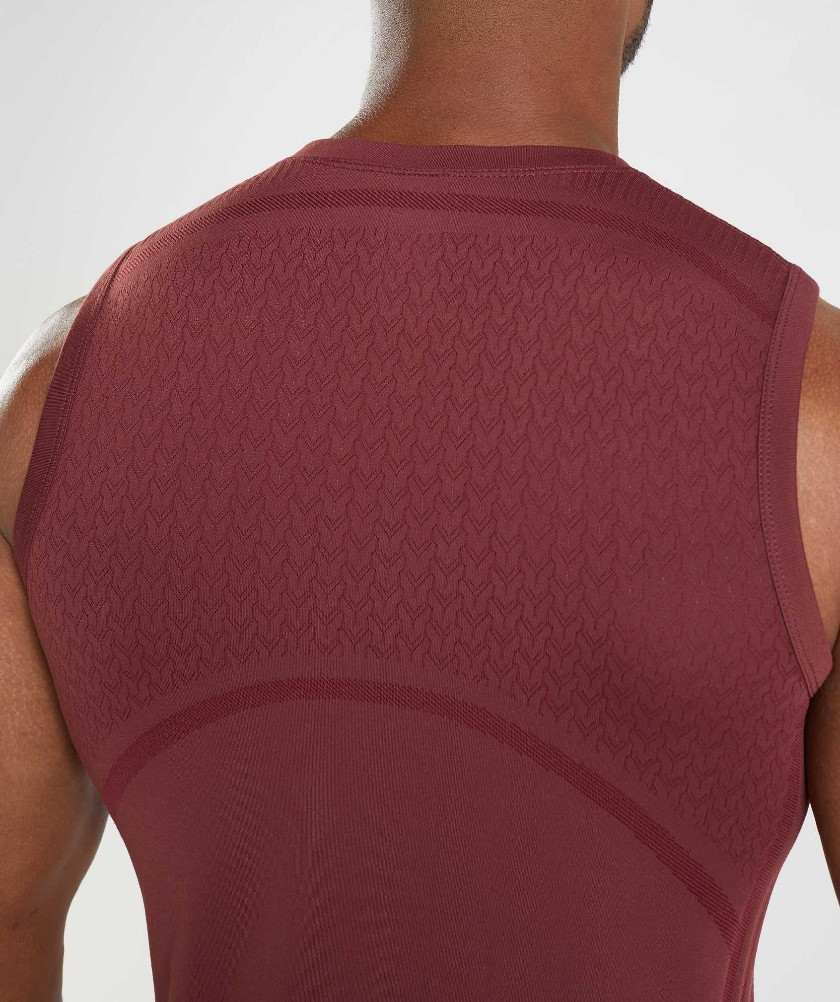 Pink Brown Gymshark 315 Seamless Men's Tanks | KFBJXT578