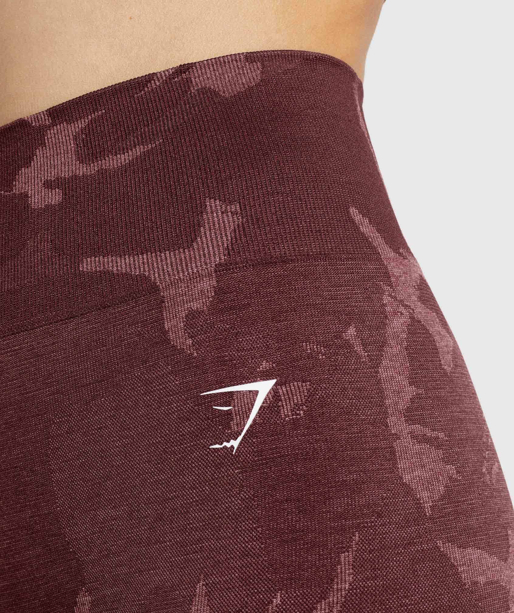 Pink Brown Gymshark Adapt Camo Seamless Women's Leggings | GLOIUZ349