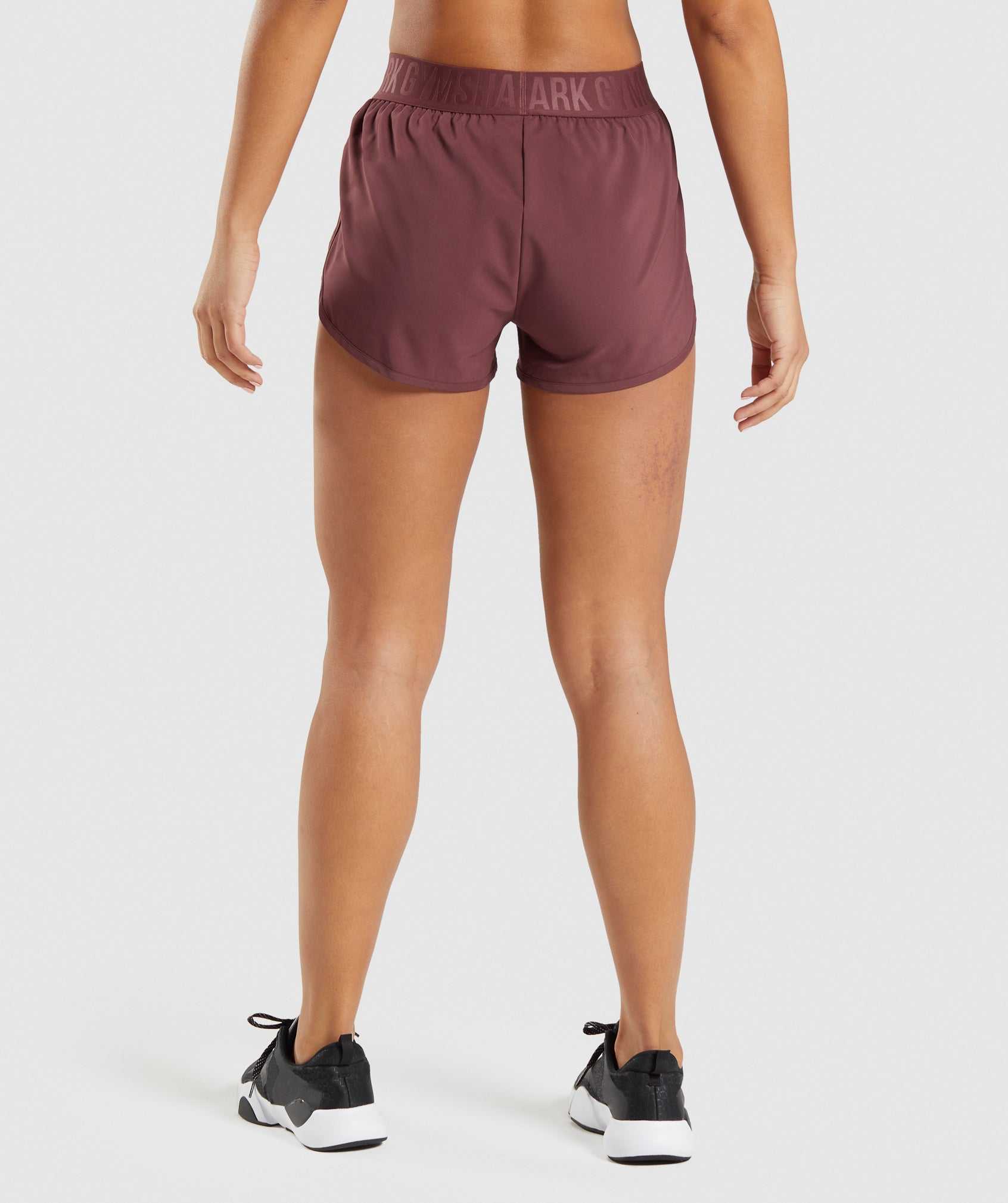 Pink Brown Gymshark Training Loose Fit Women's Shorts | KBJZNI927