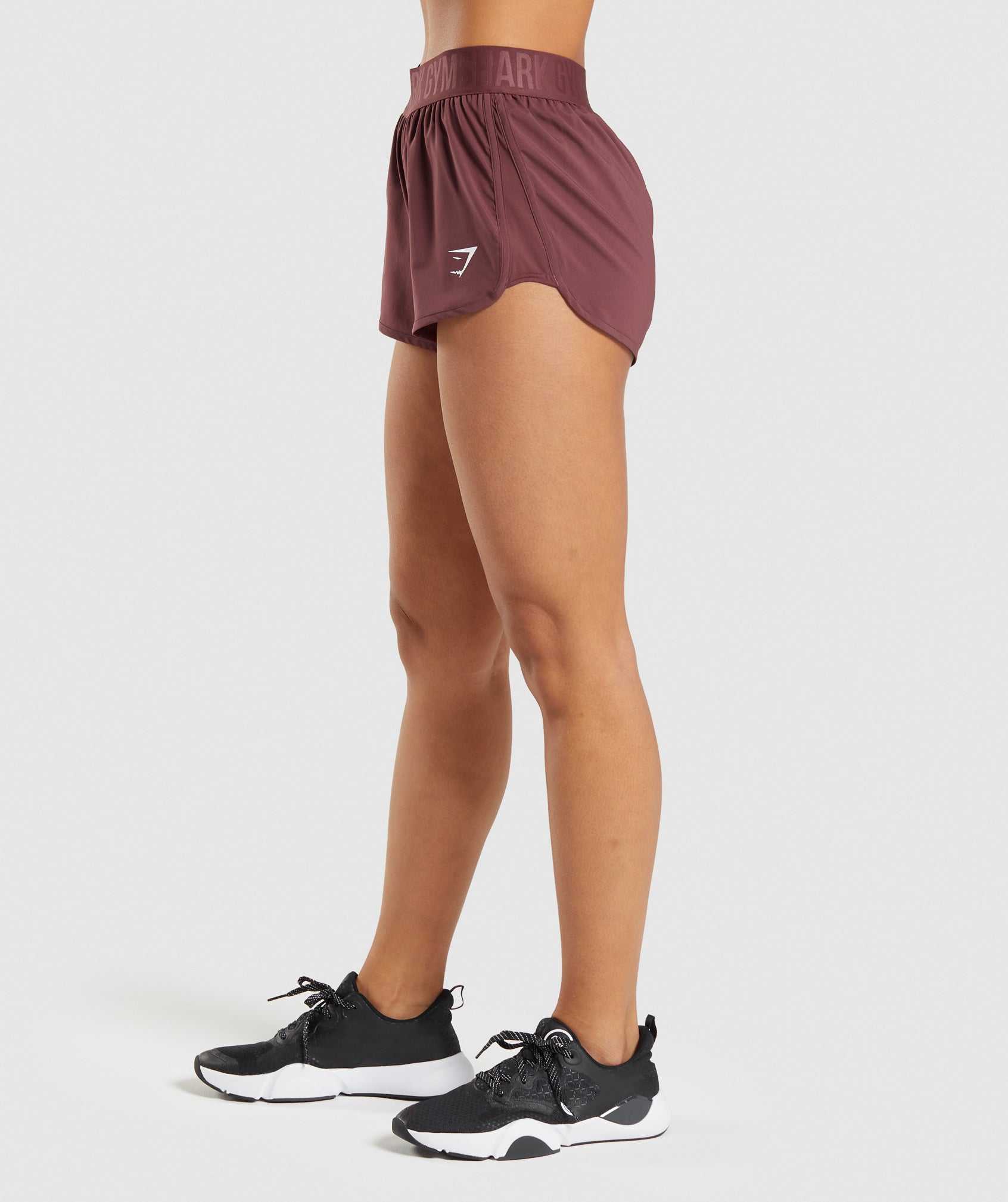 Pink Brown Gymshark Training Loose Fit Women's Shorts | KBJZNI927